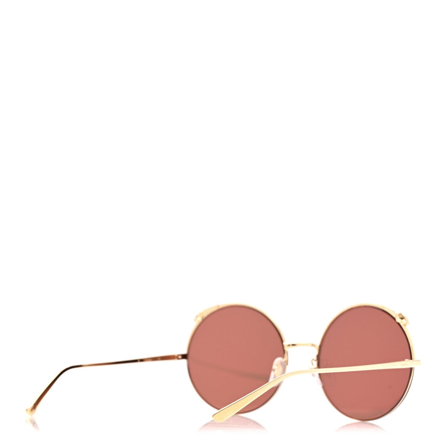 Cartier Round Sunglasses — Gold
