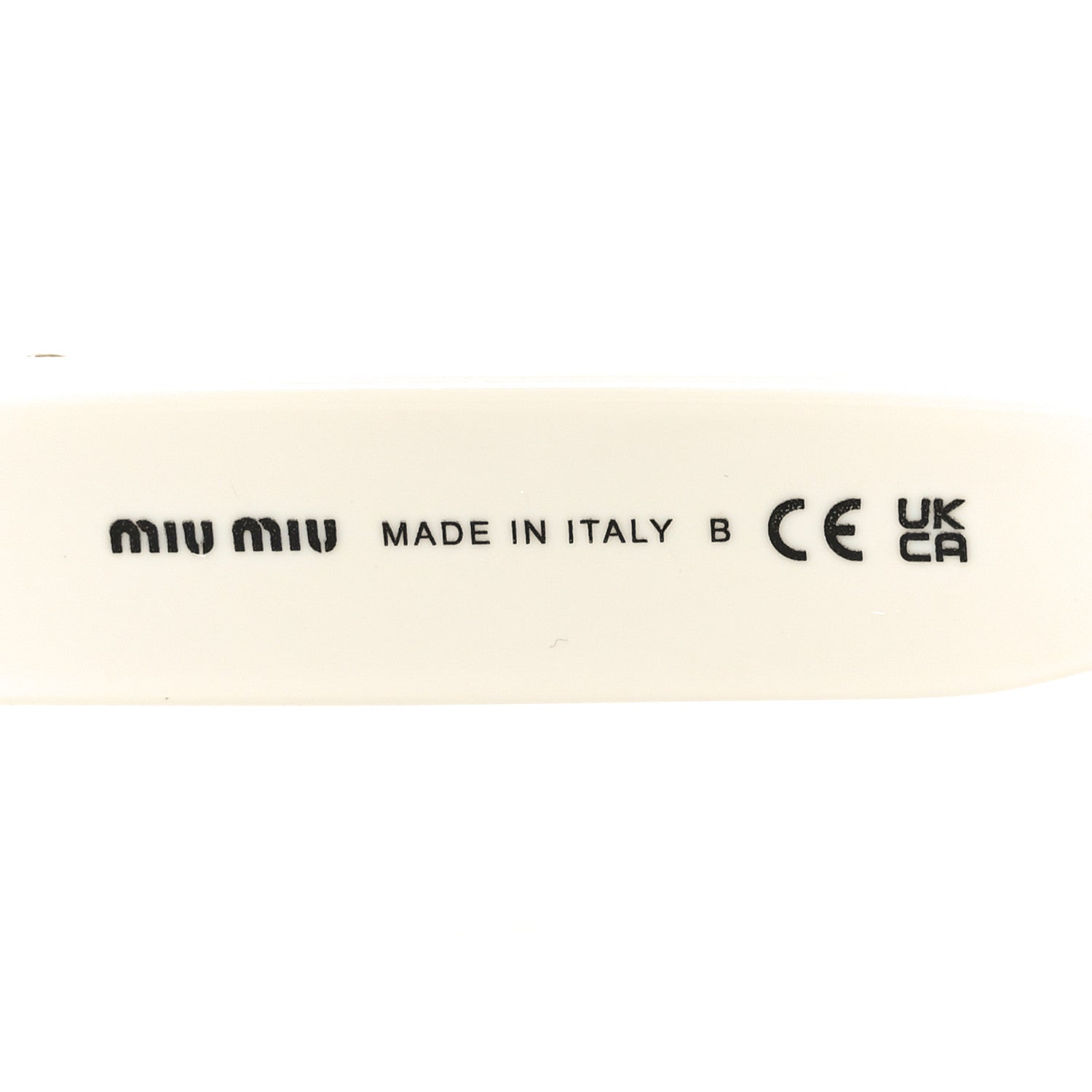 Miu Miu Cat-Eye Sunglasses — White SMU 07Z