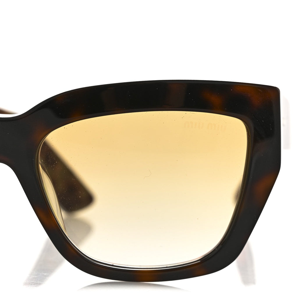 Miu Miu Square Sunglasses — Tortoise SMU01P