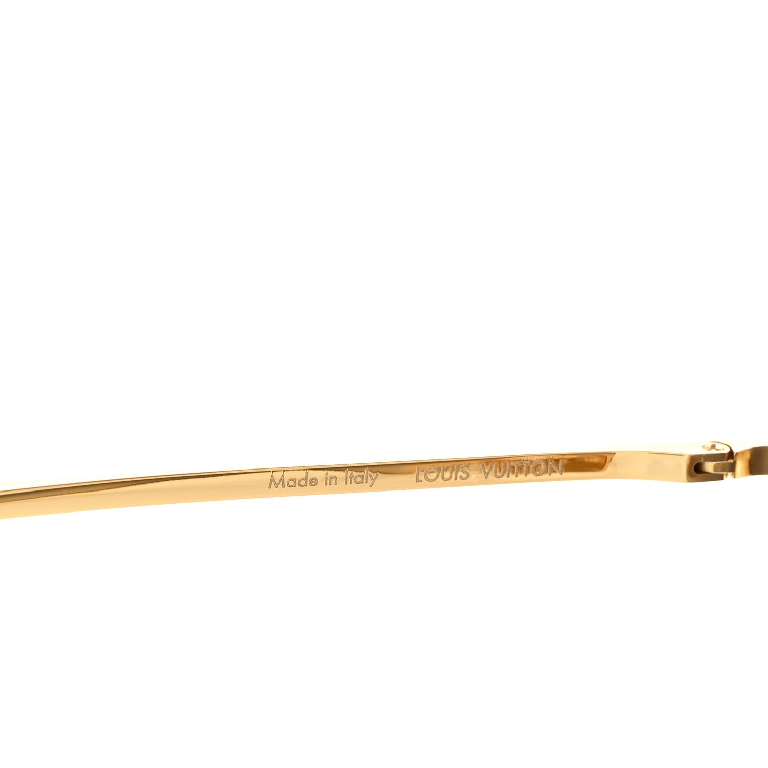 Louis Vuitton Cat-Eye Sunglasses — Gold Z1867U