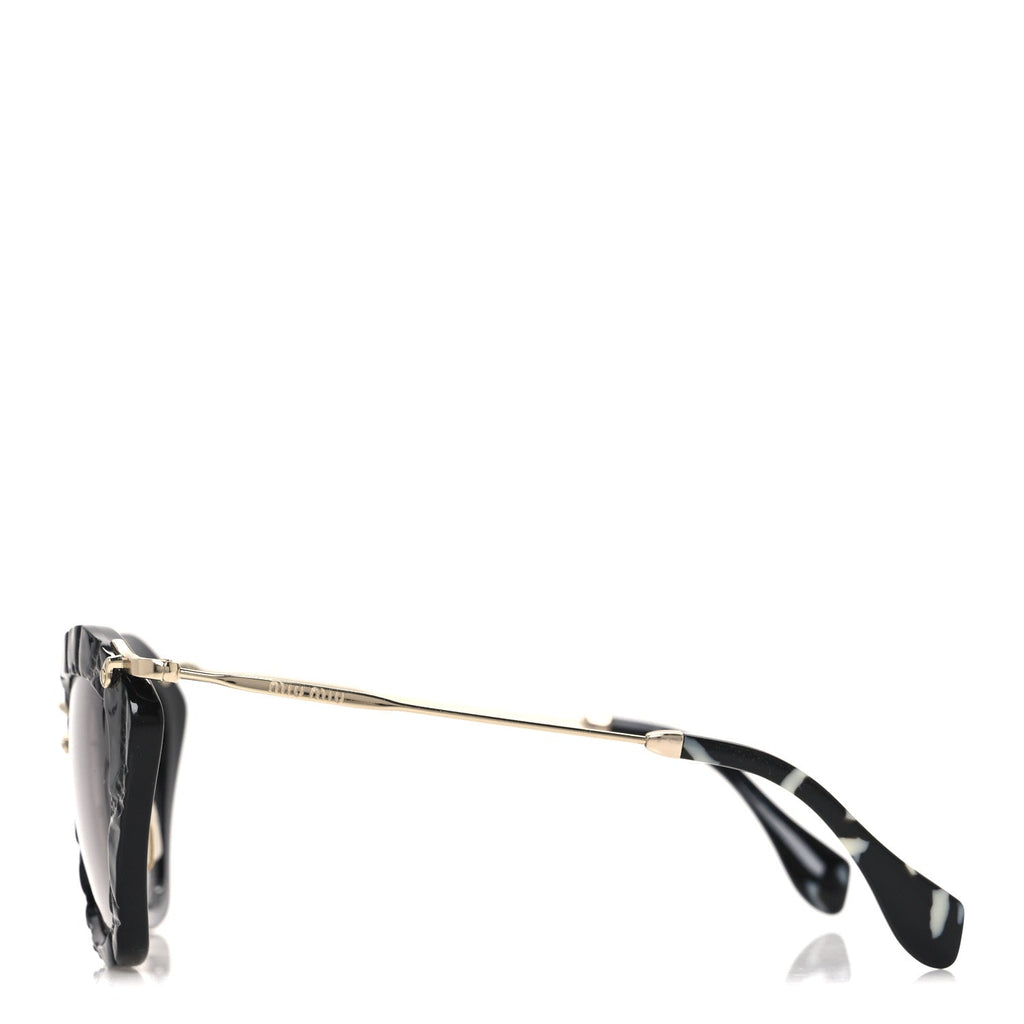 Miu Miu Cat-Eye Sunglasses — Black SMU10N