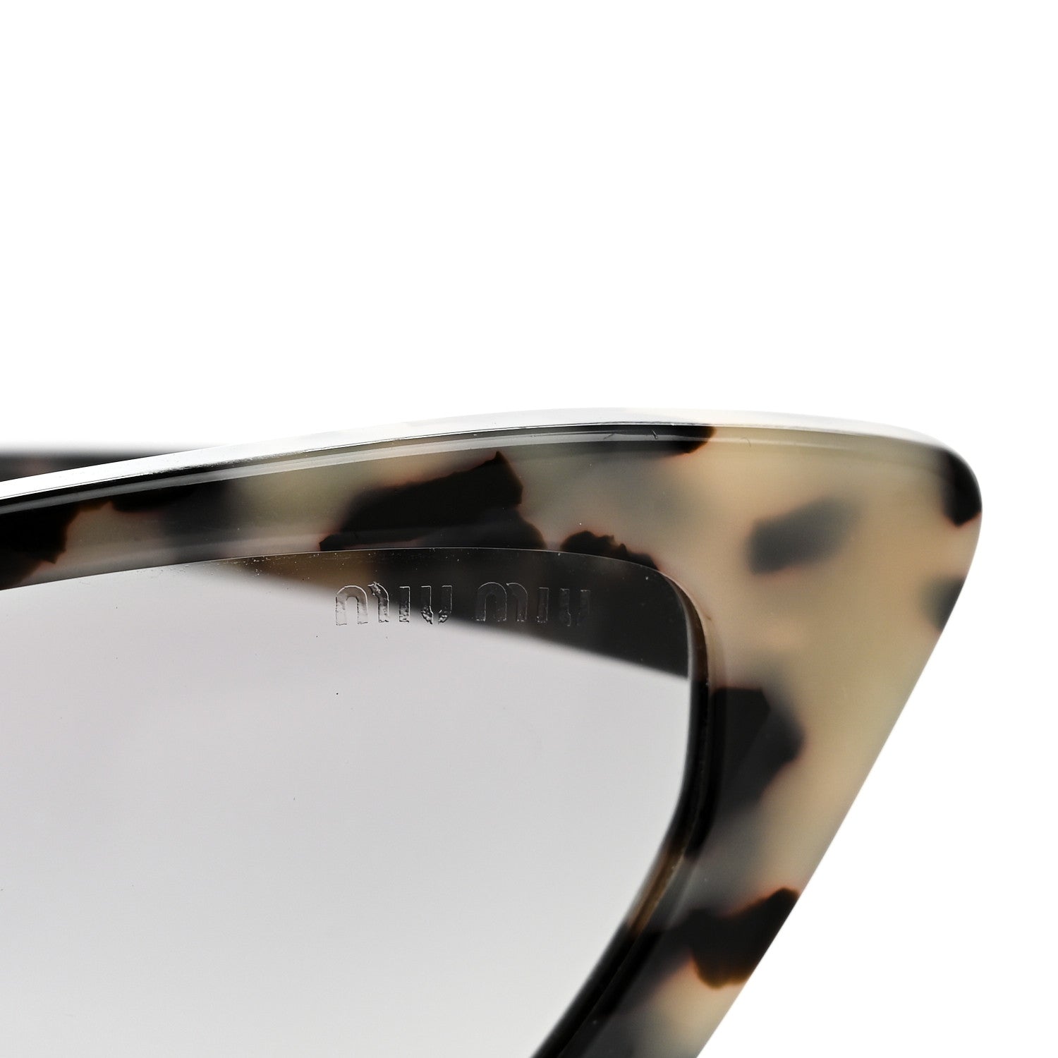 Miu Miu Cat-Eye Sunglasses — Tortoise SMU 10U