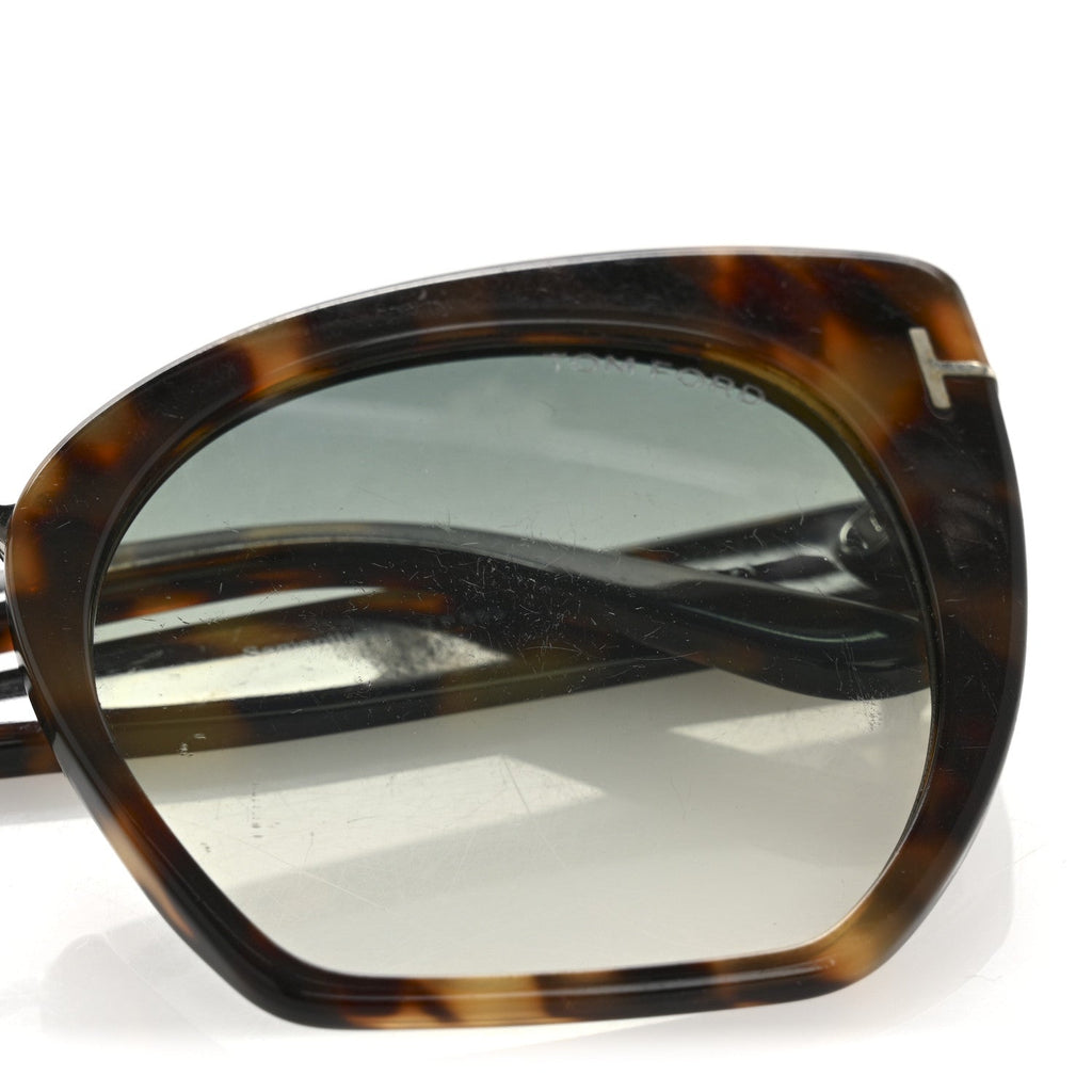 Tom Ford Cat-Eye Sunglasses — Tortoise TF553