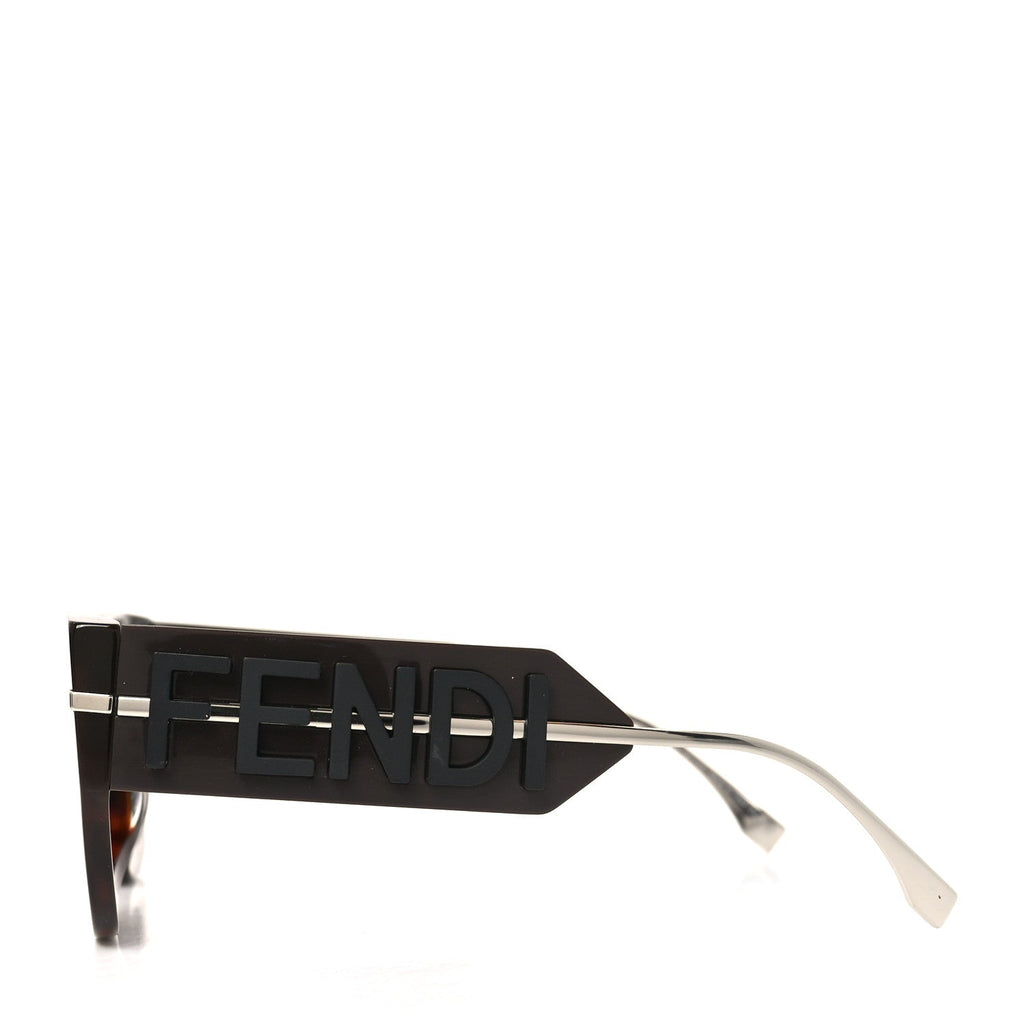 Fendi Cat-Eye Sunglasses — Tortoise