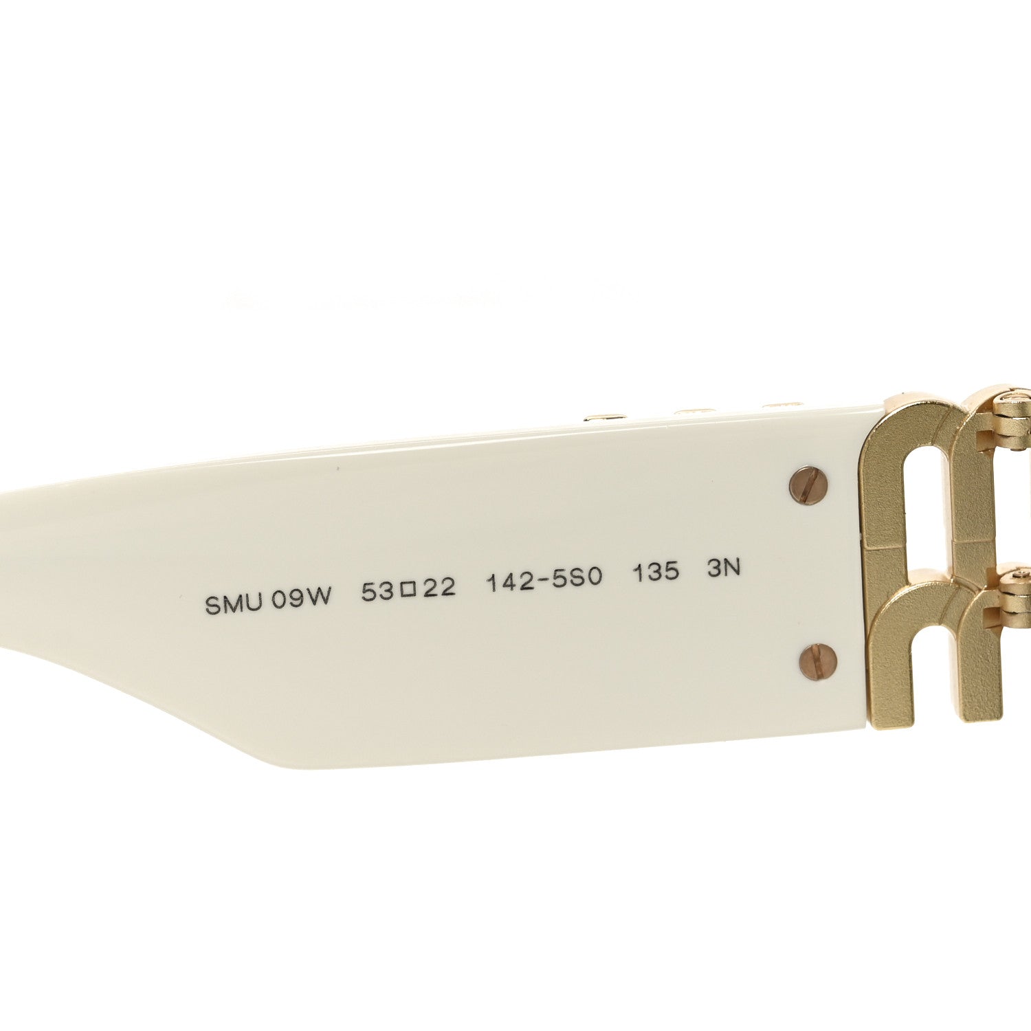 Miu Miu Rectangle Sunglasses — White SMU 09W