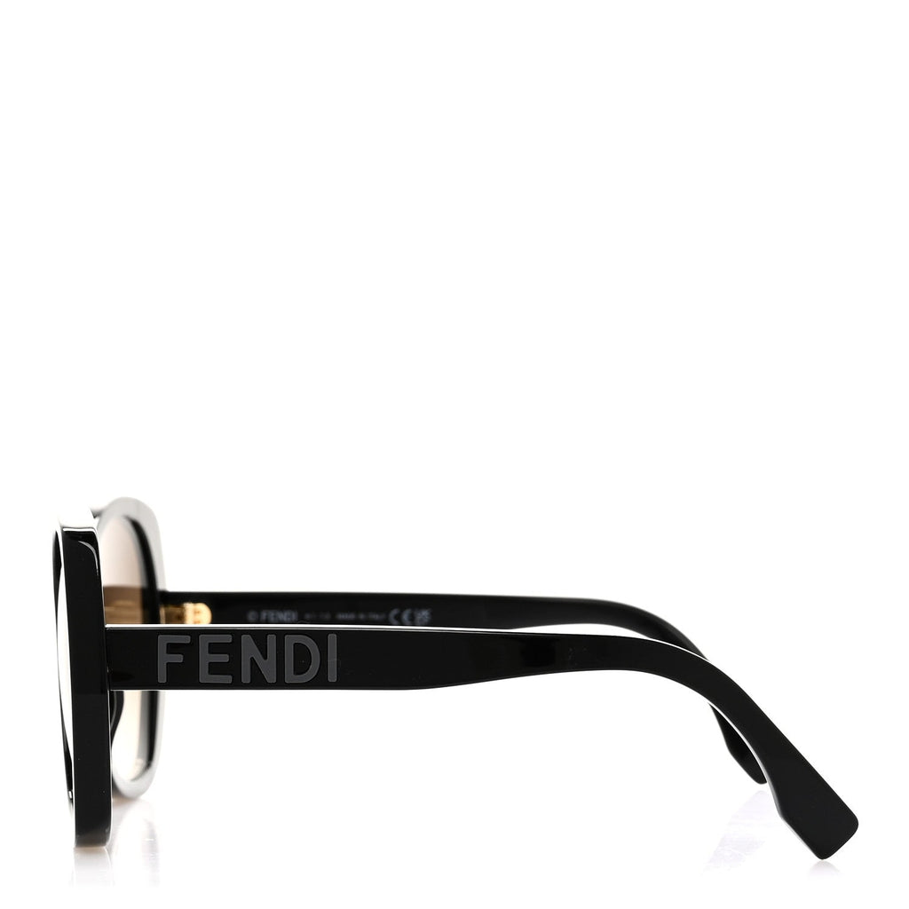 Fendi Square Sunglasses — Black