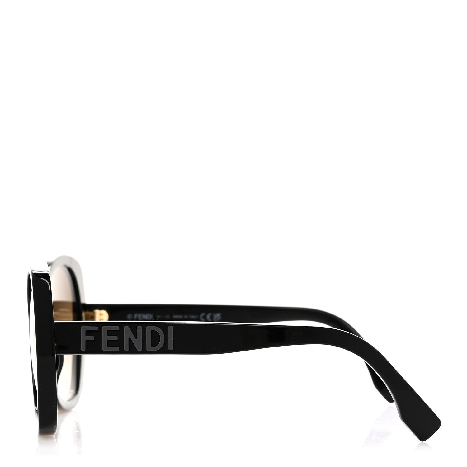Fendi Square Sunglasses — Black