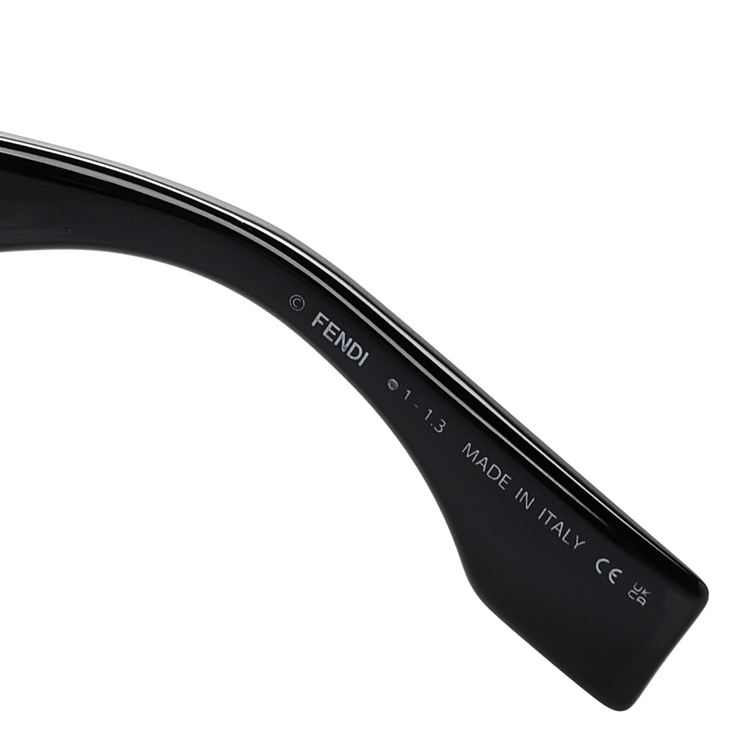 Fendi Cat-Eye Sunglasses — Black