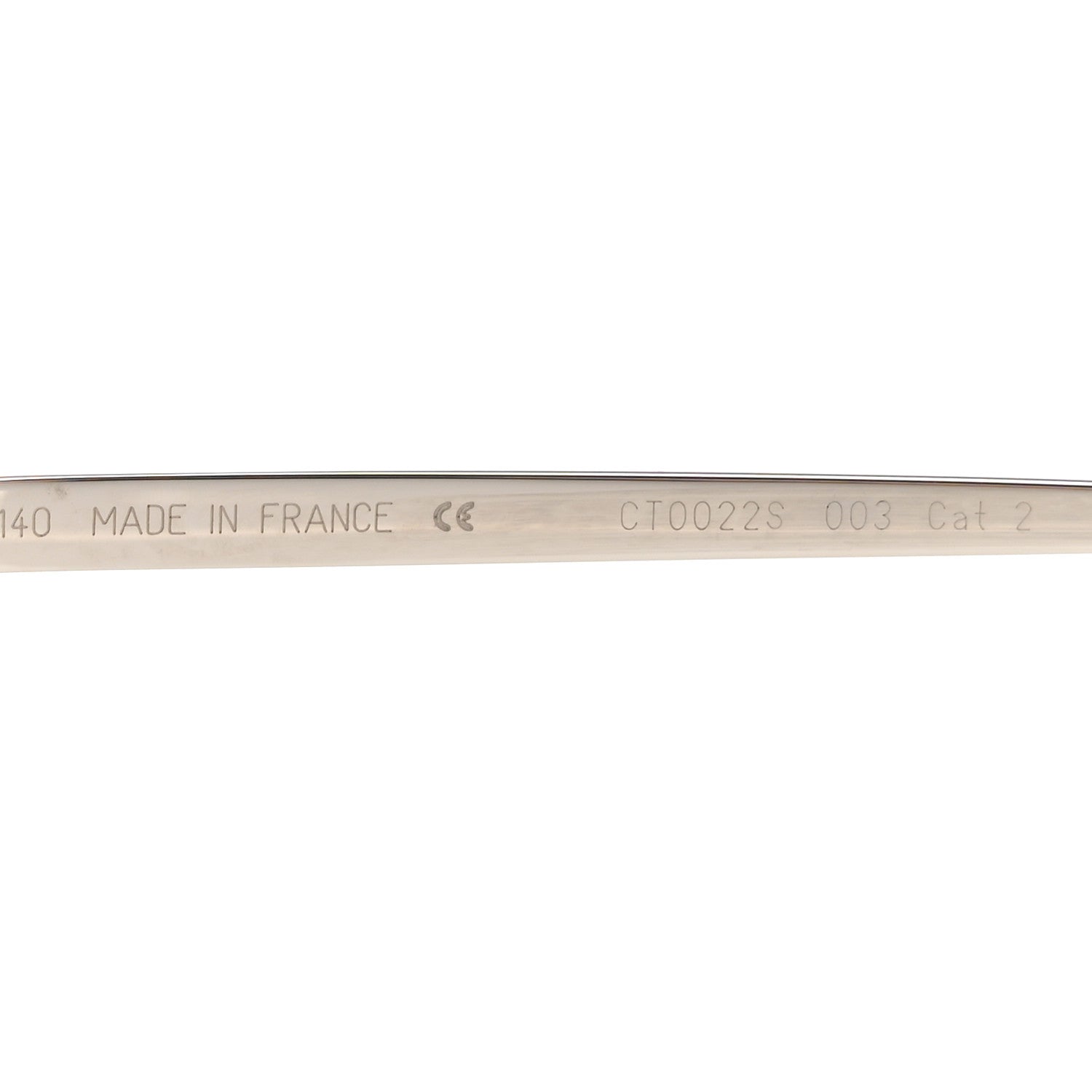 Cartier Round Sunglasses — Silver