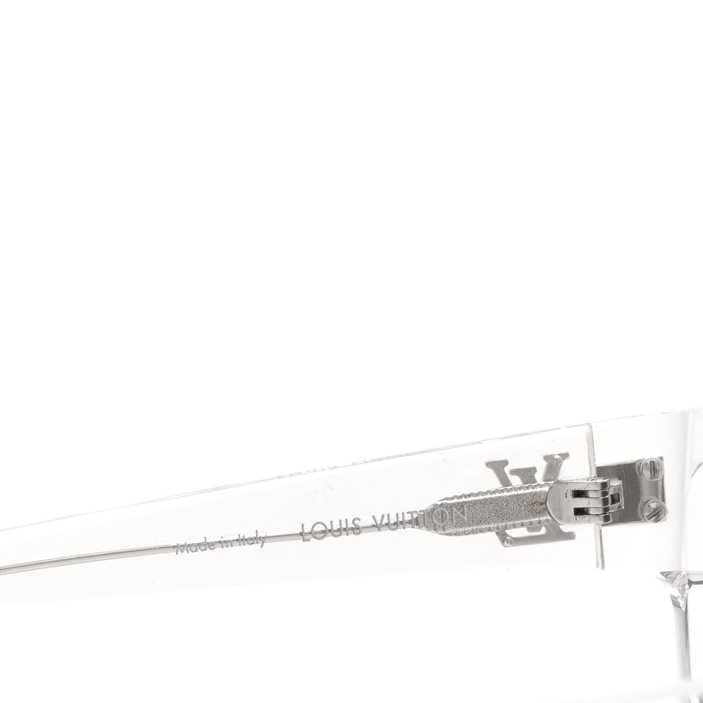Louis Vuitton Square Sunglasses — Transparent Z1681W