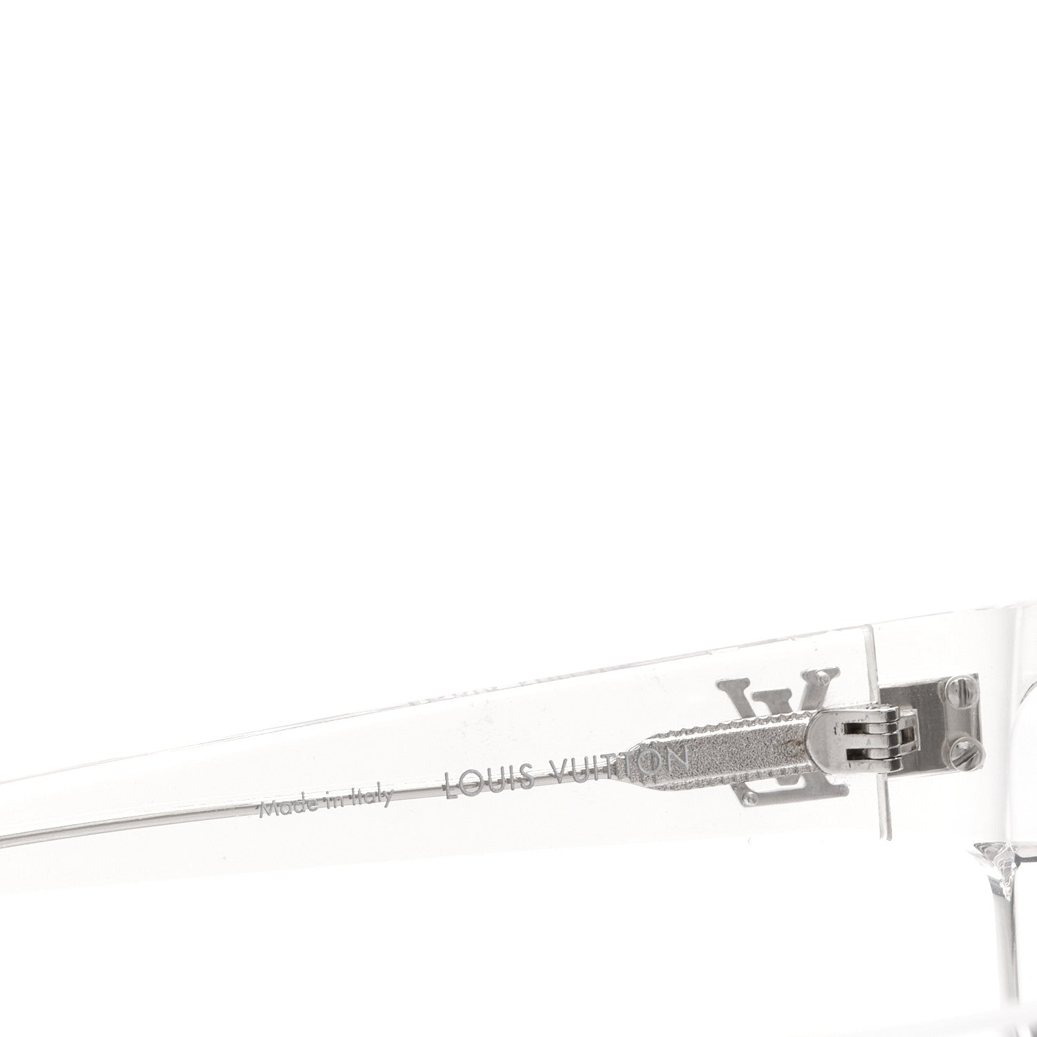 Louis Vuitton Square Sunglasses — Transparent Z1681W