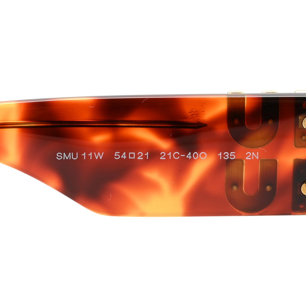 Miu Miu Oval Sunglasses — Havana SMU11W