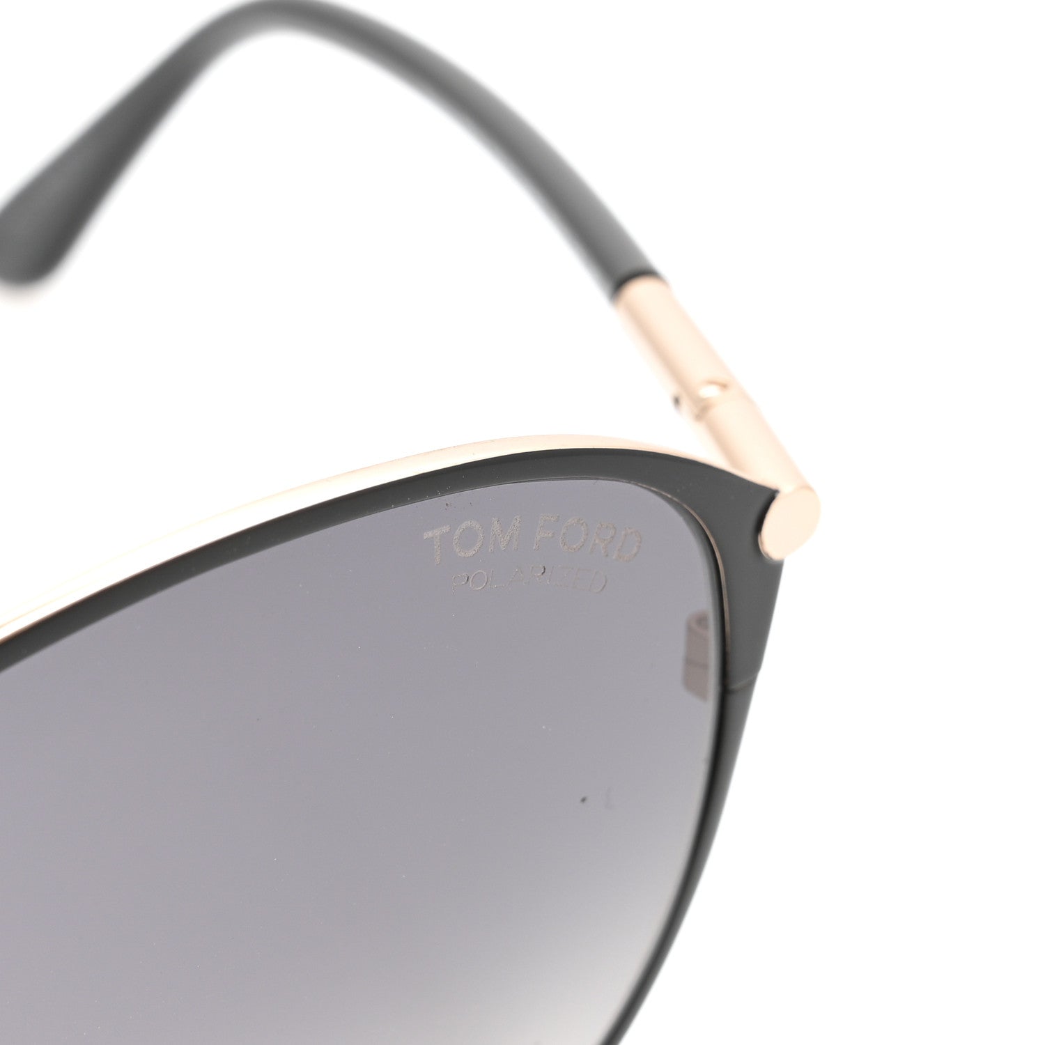 Tom Ford Round Sunglasses — Black TF320