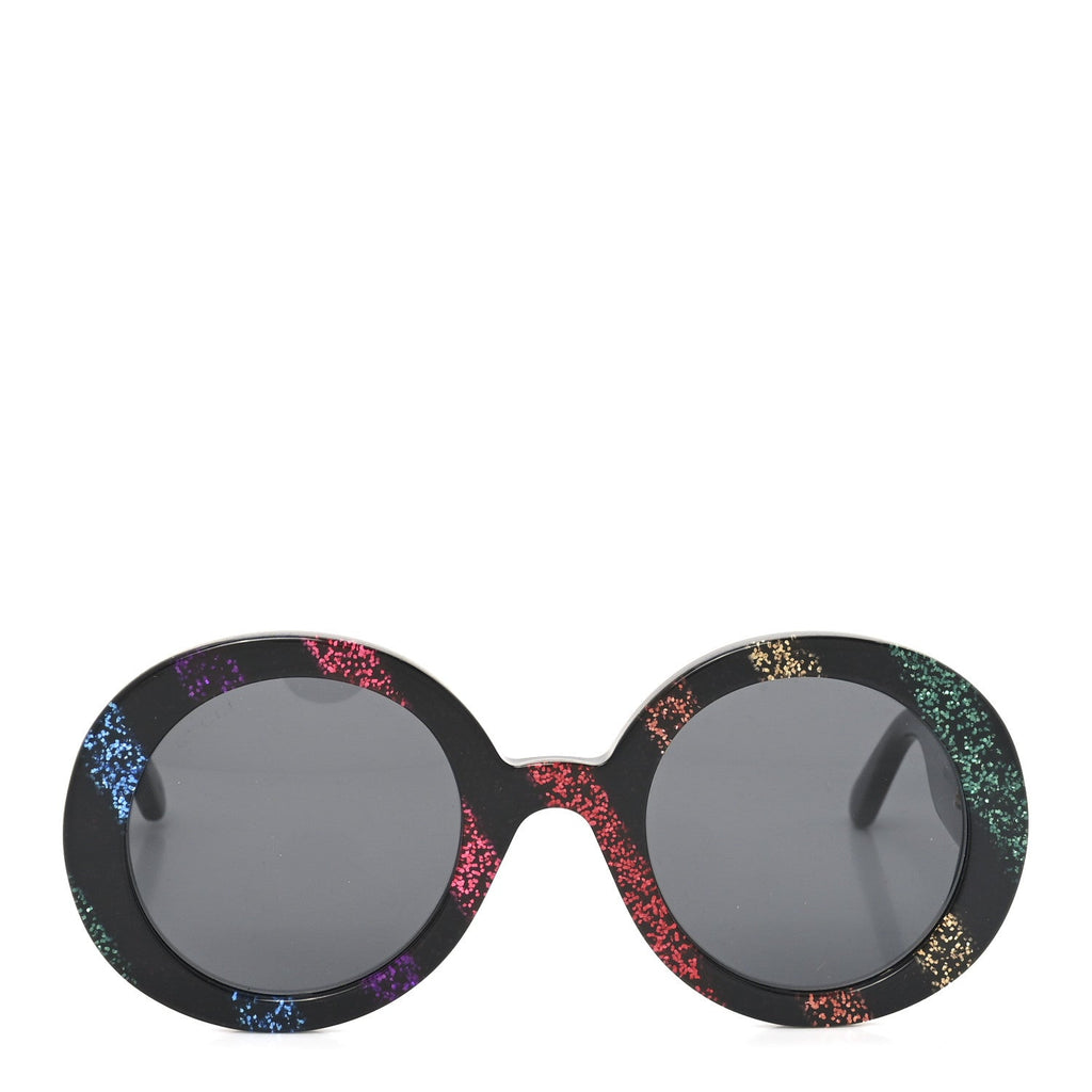 Gucci Round Sunglasses — Black GG0319S