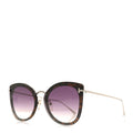 Tom Ford Cat-Eye Sunglasses — Havana TF657