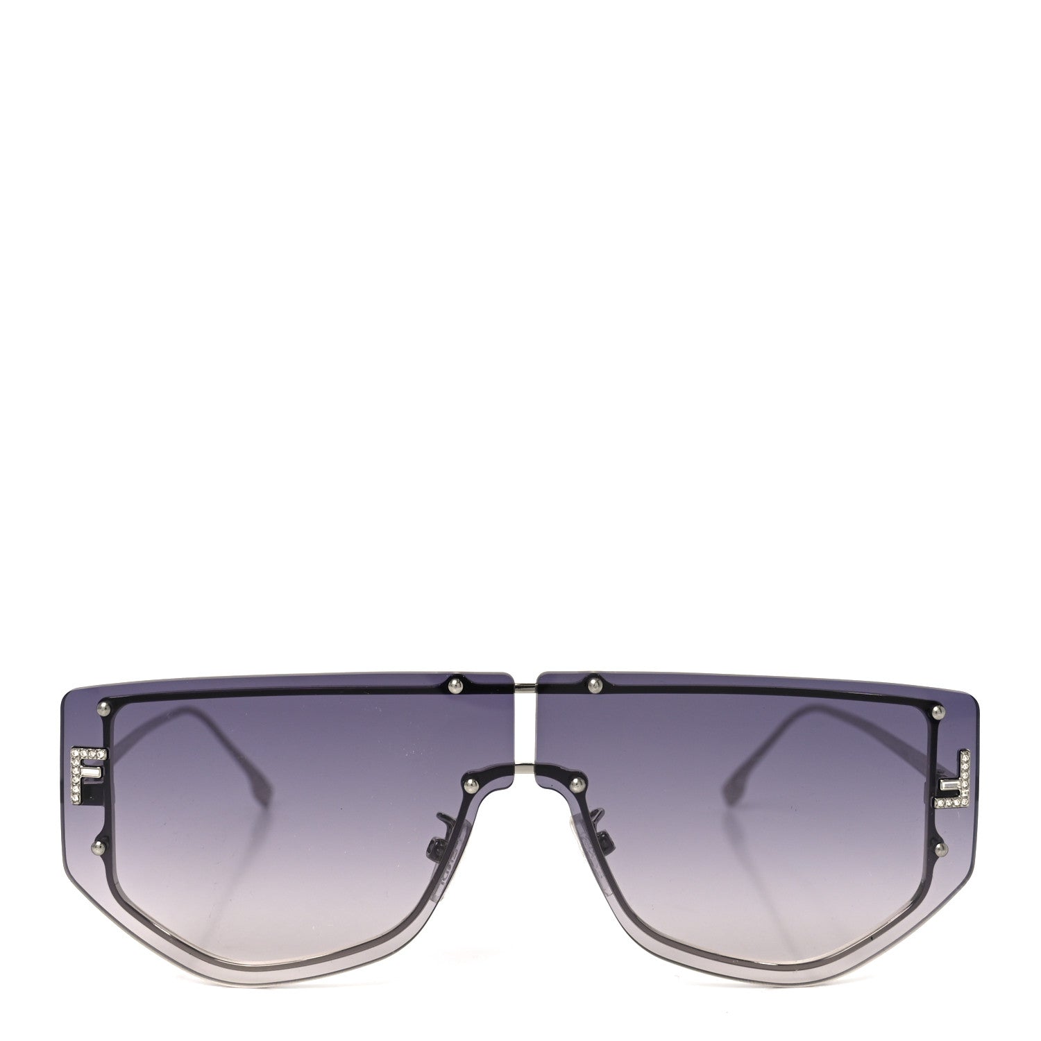 Fendi Square Sunglasses — Black