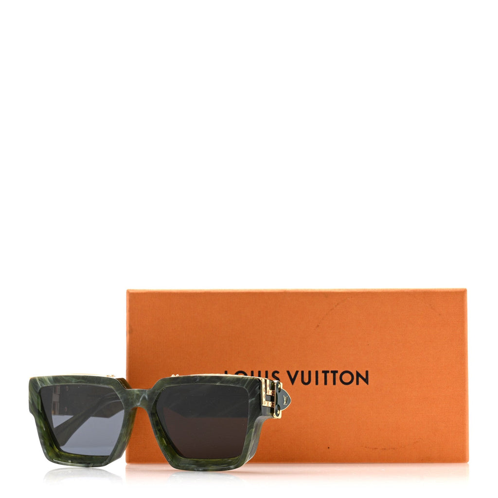 Louis Vuitton Square Sunglasses — Green Z1167E