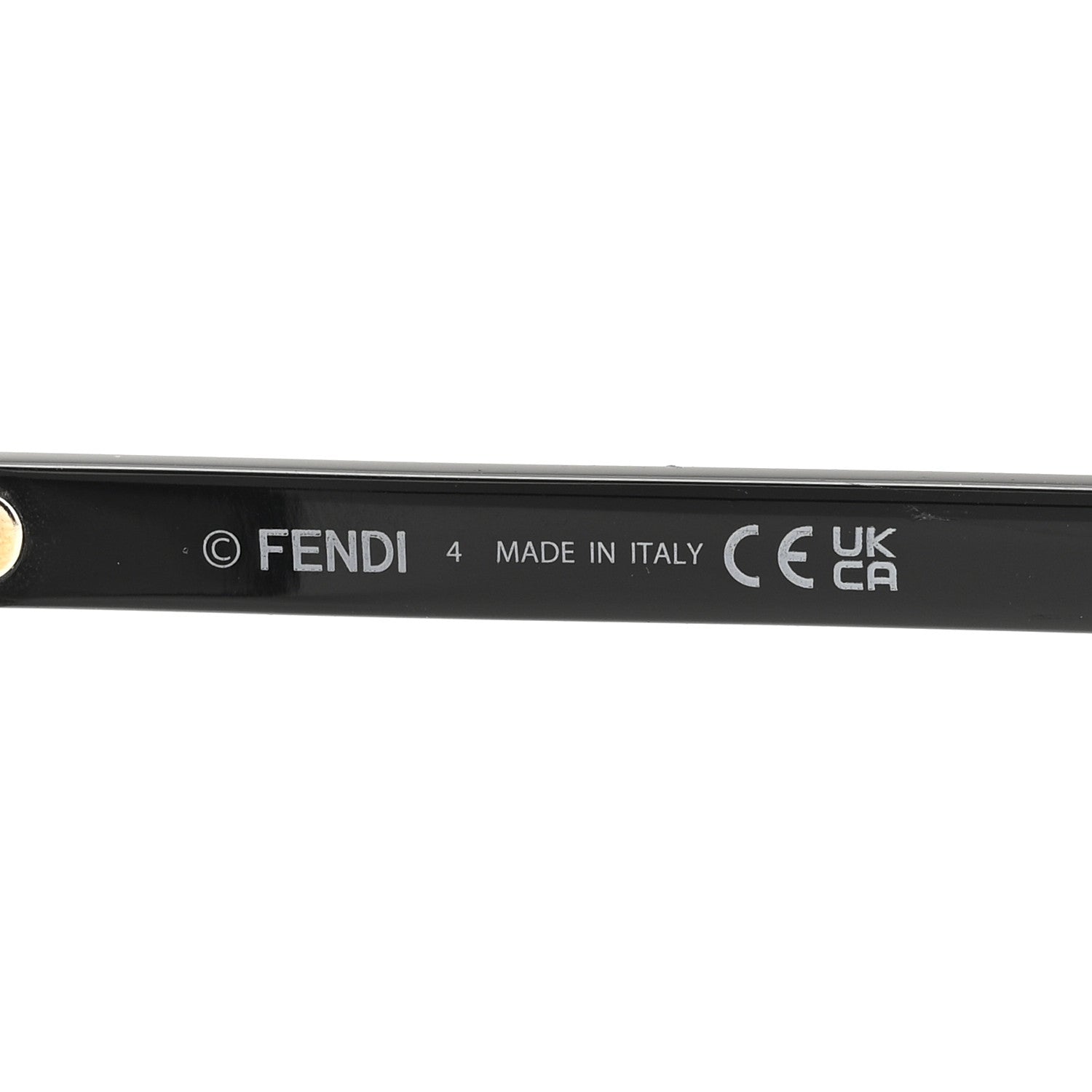 Fendi Cat-Eye Sunglasses — Black