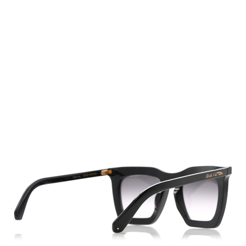 Louis Vuitton Square Sunglasses — Black Z1217E