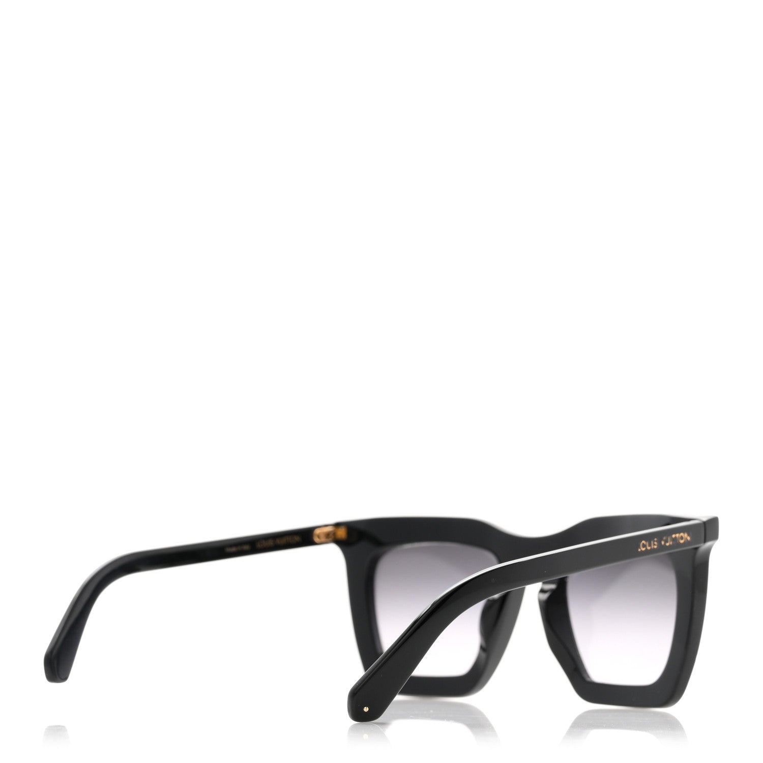 Louis Vuitton Square Sunglasses — Black Z1217E