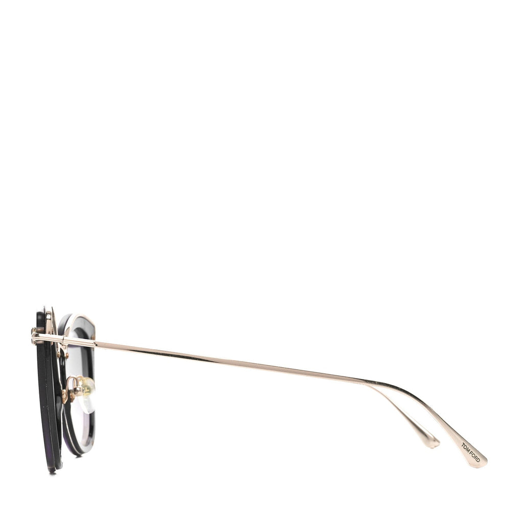 Tom Ford Cat-Eye Sunglasses — Black TF657