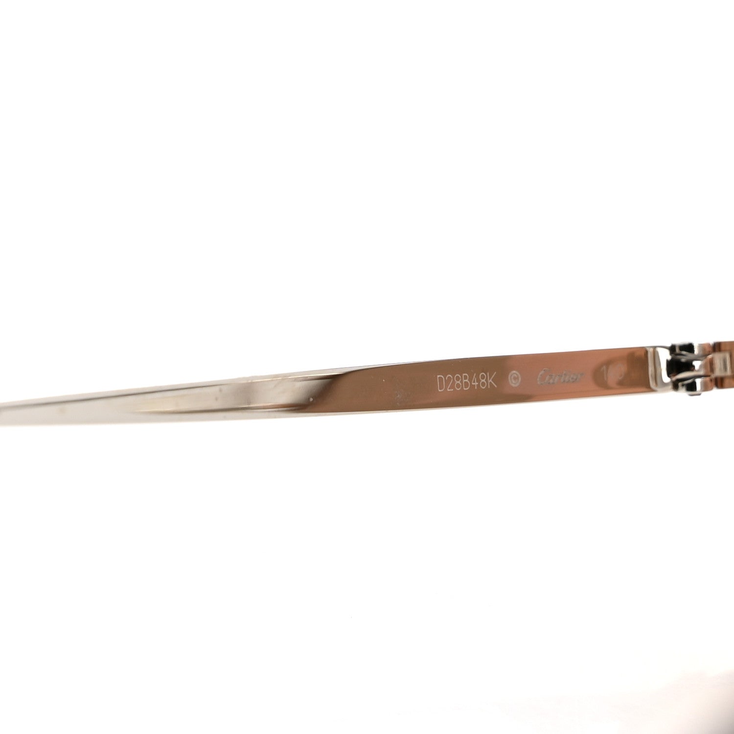 Cartier Round Sunglasses — Silver