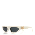 Miu Miu Cat-Eye Sunglasses — White SMU 07Z