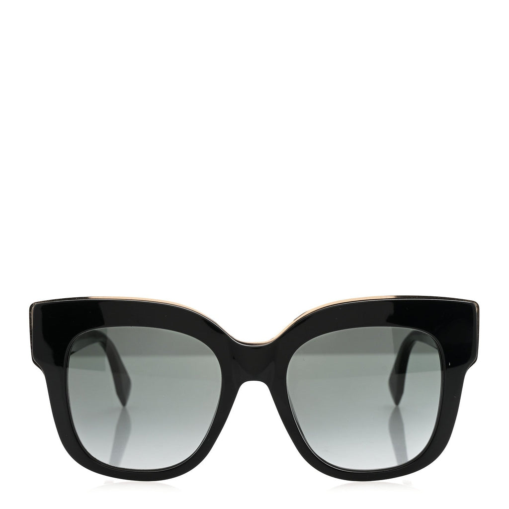 Fendi Square Sunglasses — Black