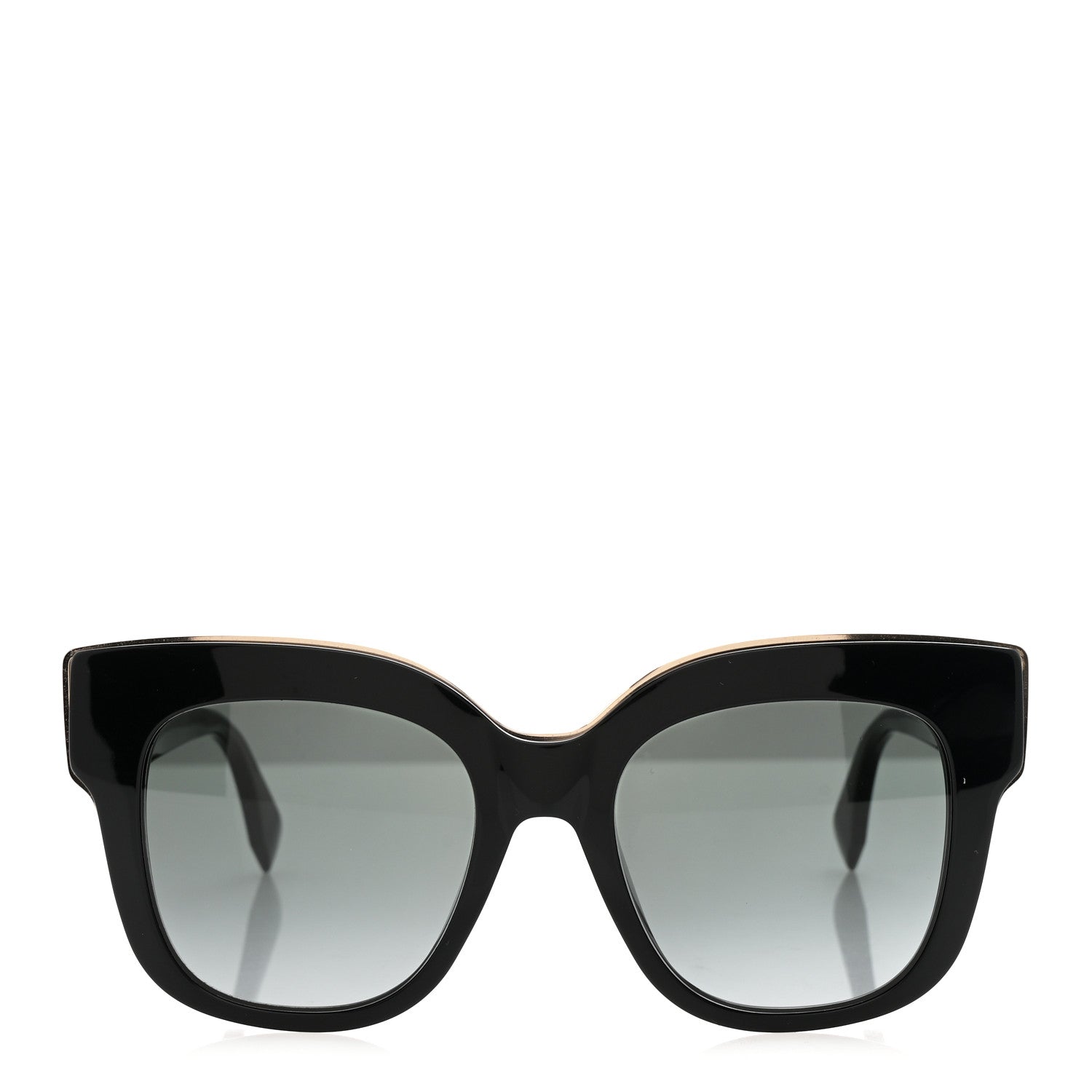 Fendi Square Sunglasses — Black