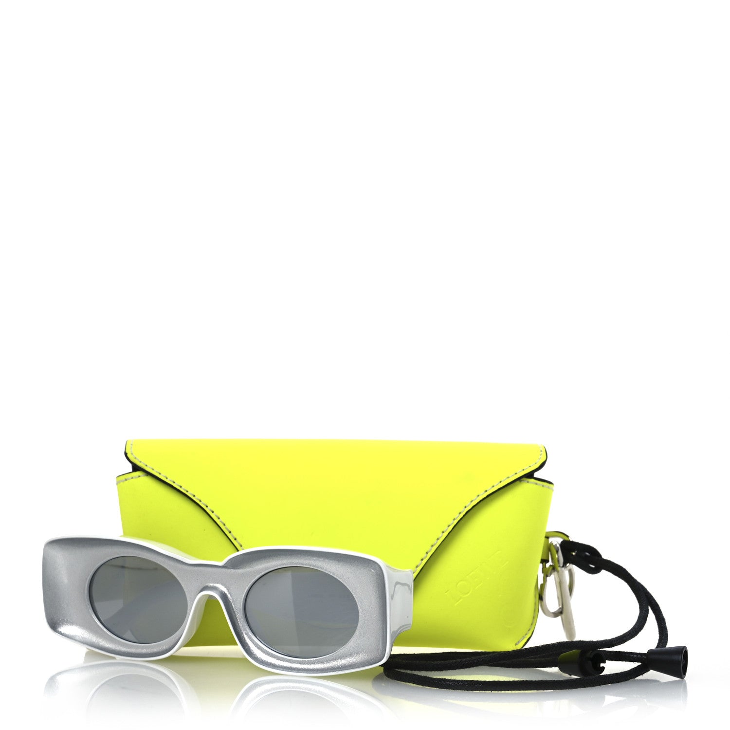 Loewe Cat-Eye Sunglasses — Silver