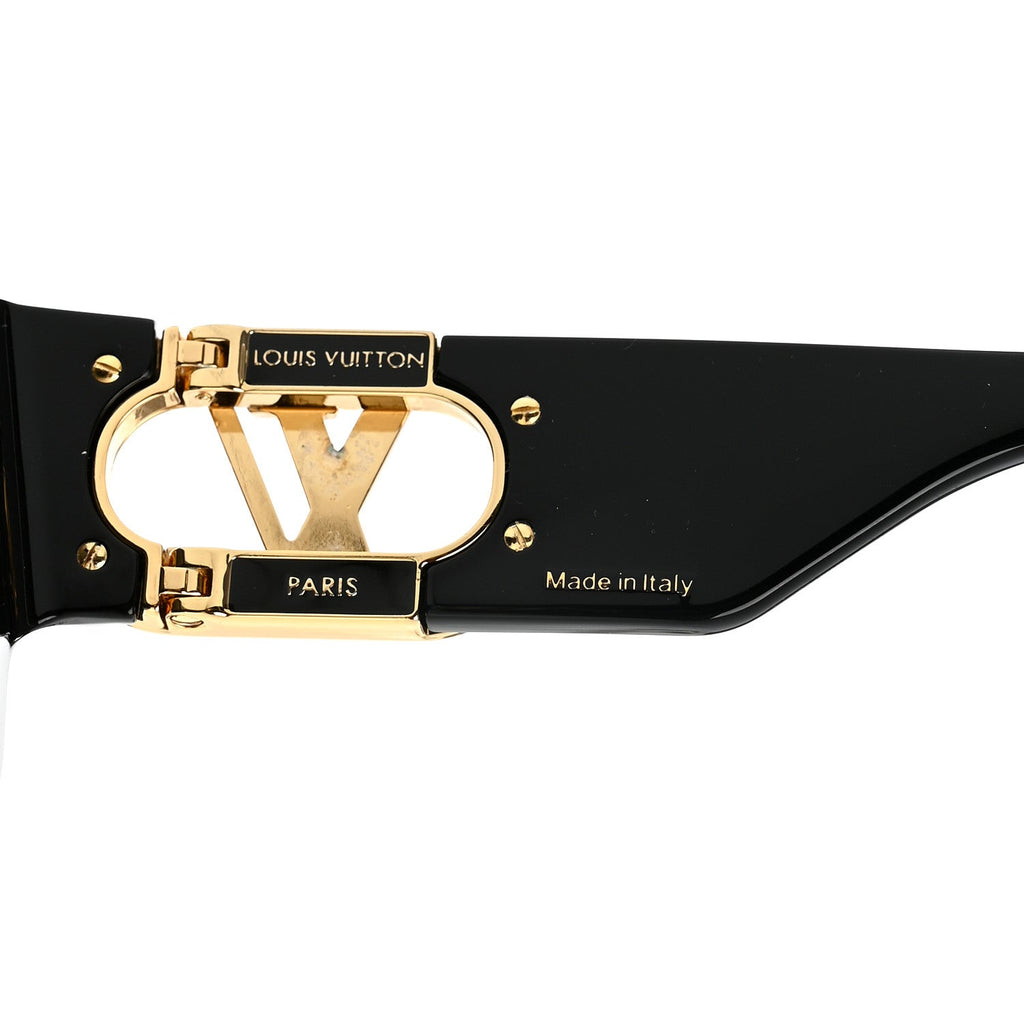 Louis Vuitton Square Sunglasses — Black Z1478E