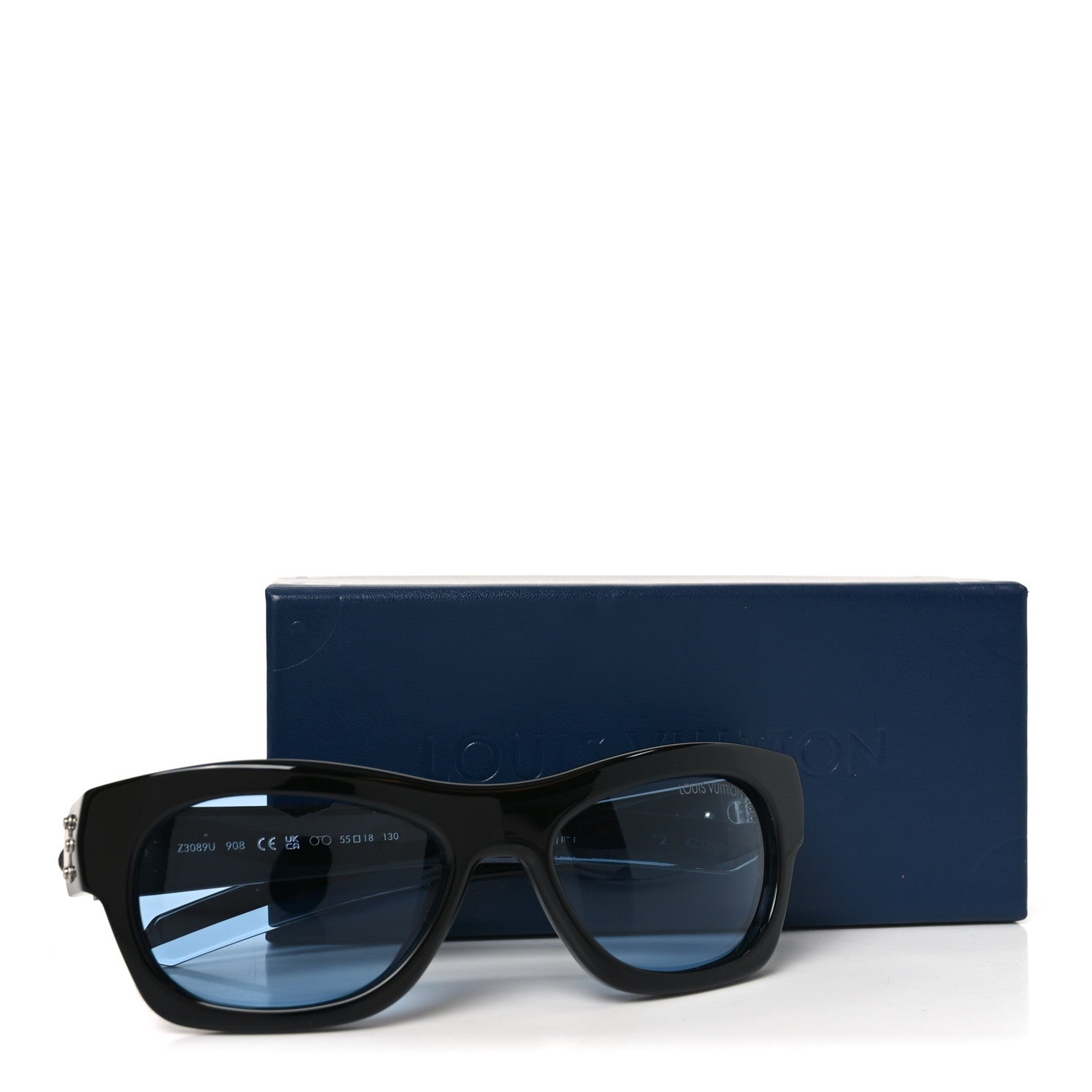 Louis Vuitton Square Sunglasses — Black Z3089U