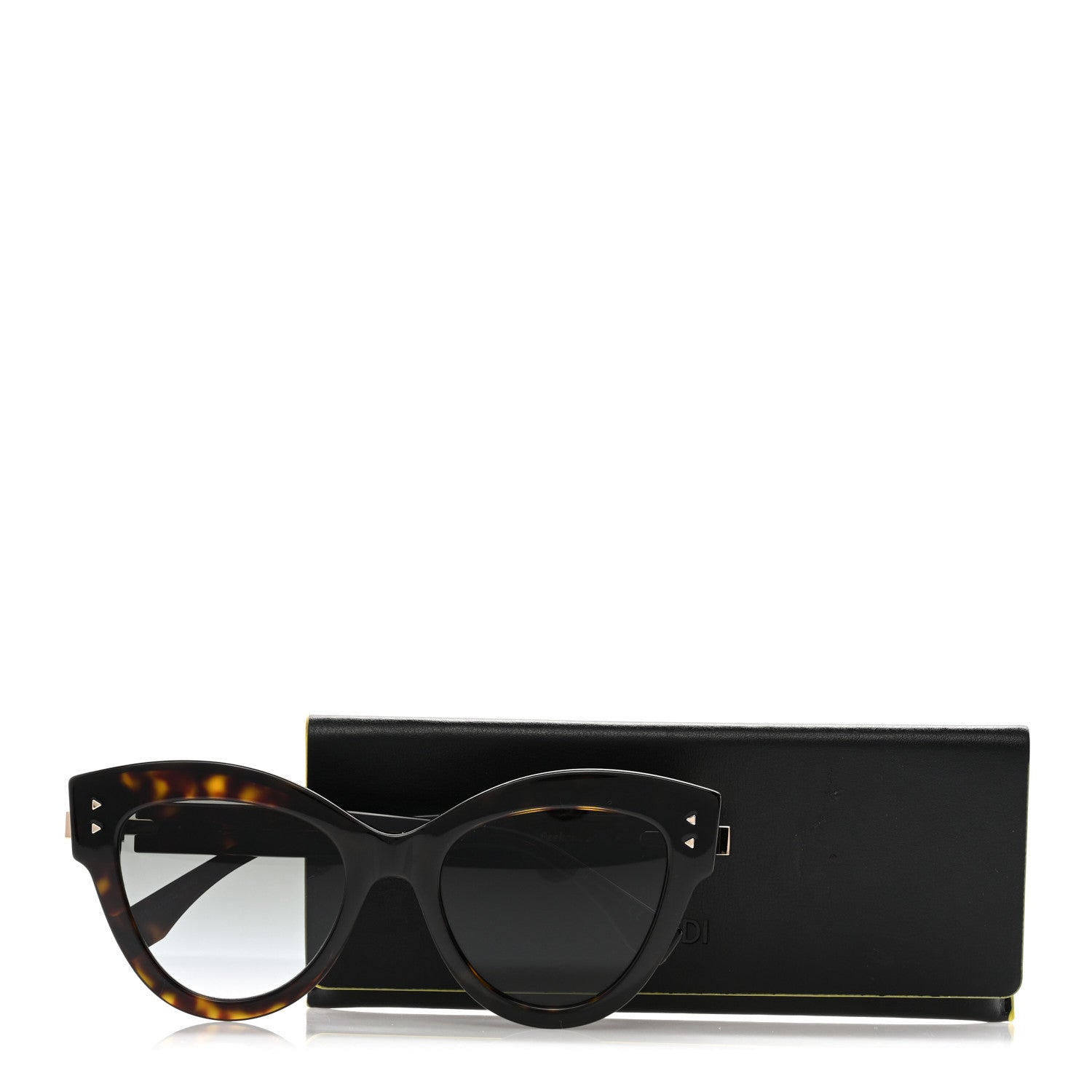 Fendi Cat-Eye Sunglasses — Tortoise