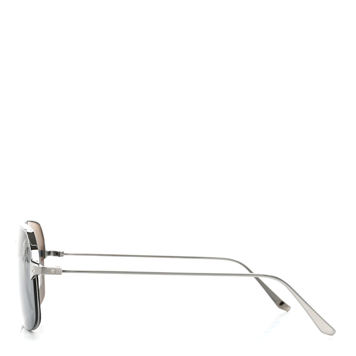 Cartier Aviator Sunglasses — Silver