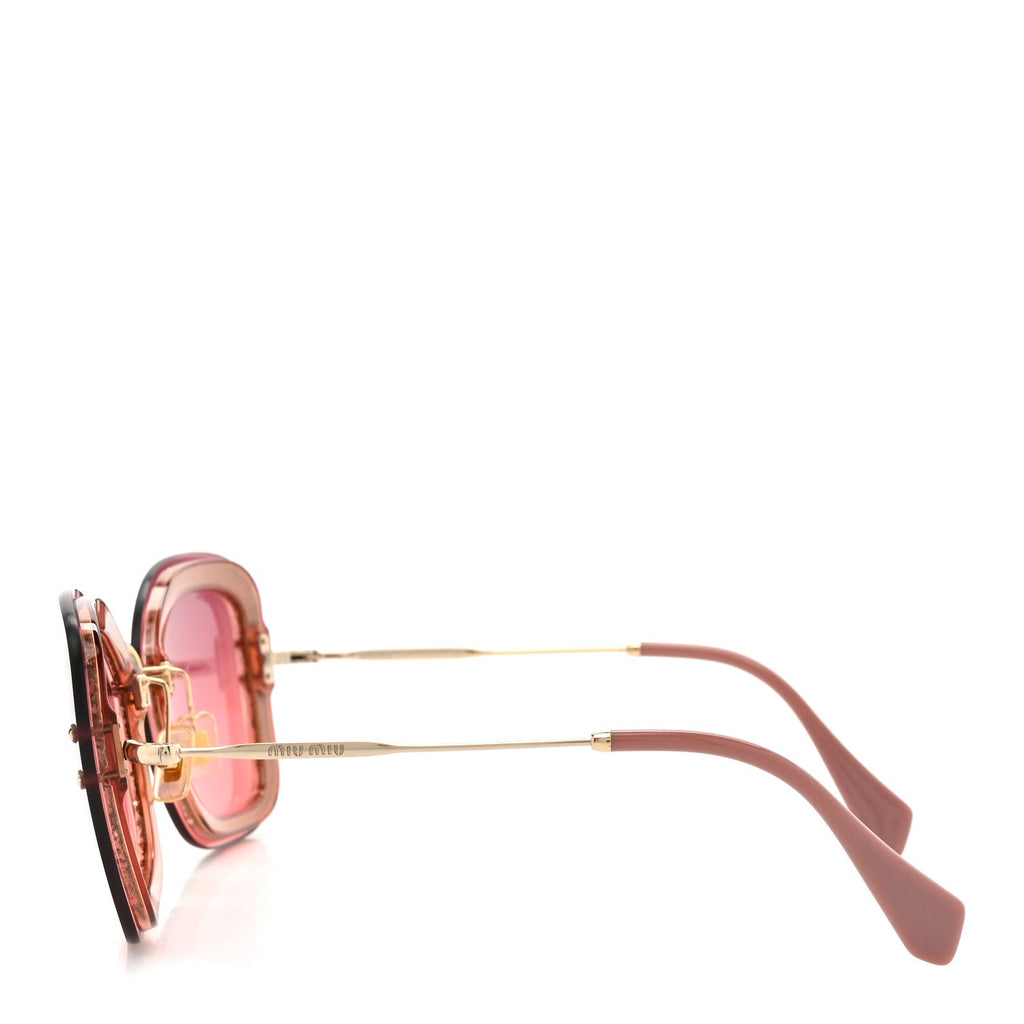 Miu Miu Cat-Eye Sunglasses — Pink SMU02T