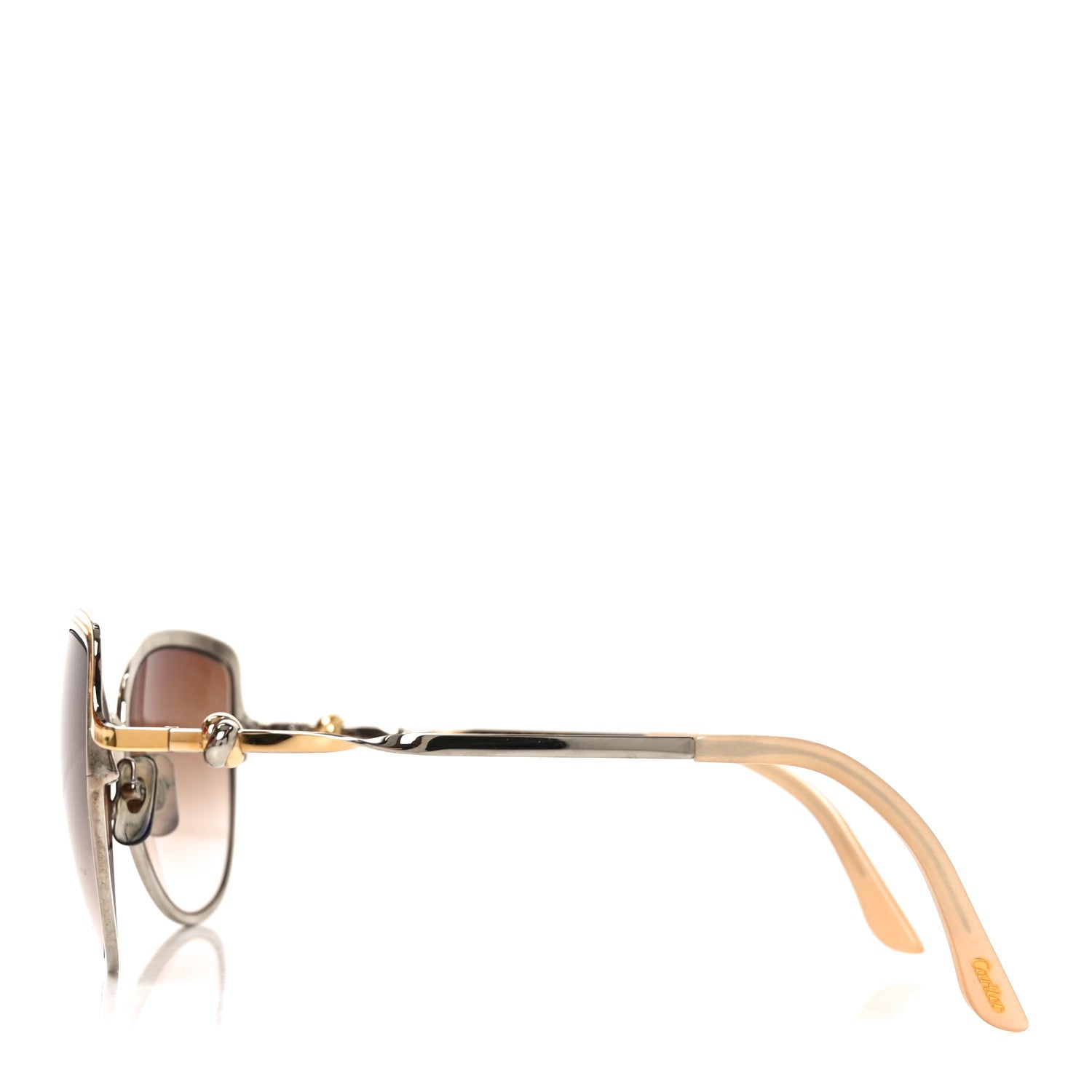 Cartier Square Sunglasses — Brown