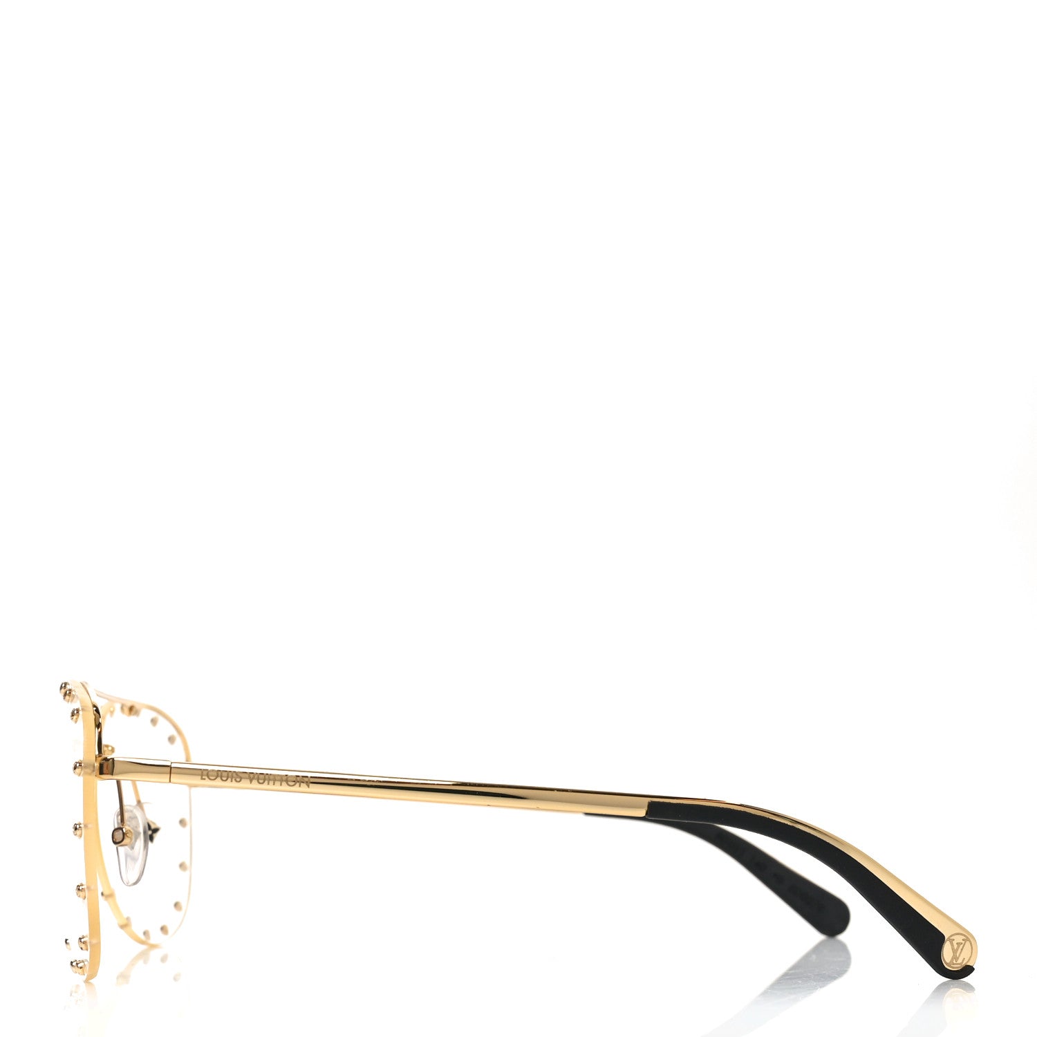 Louis Vuitton Aviator Sunglasses — Gold Z0997W