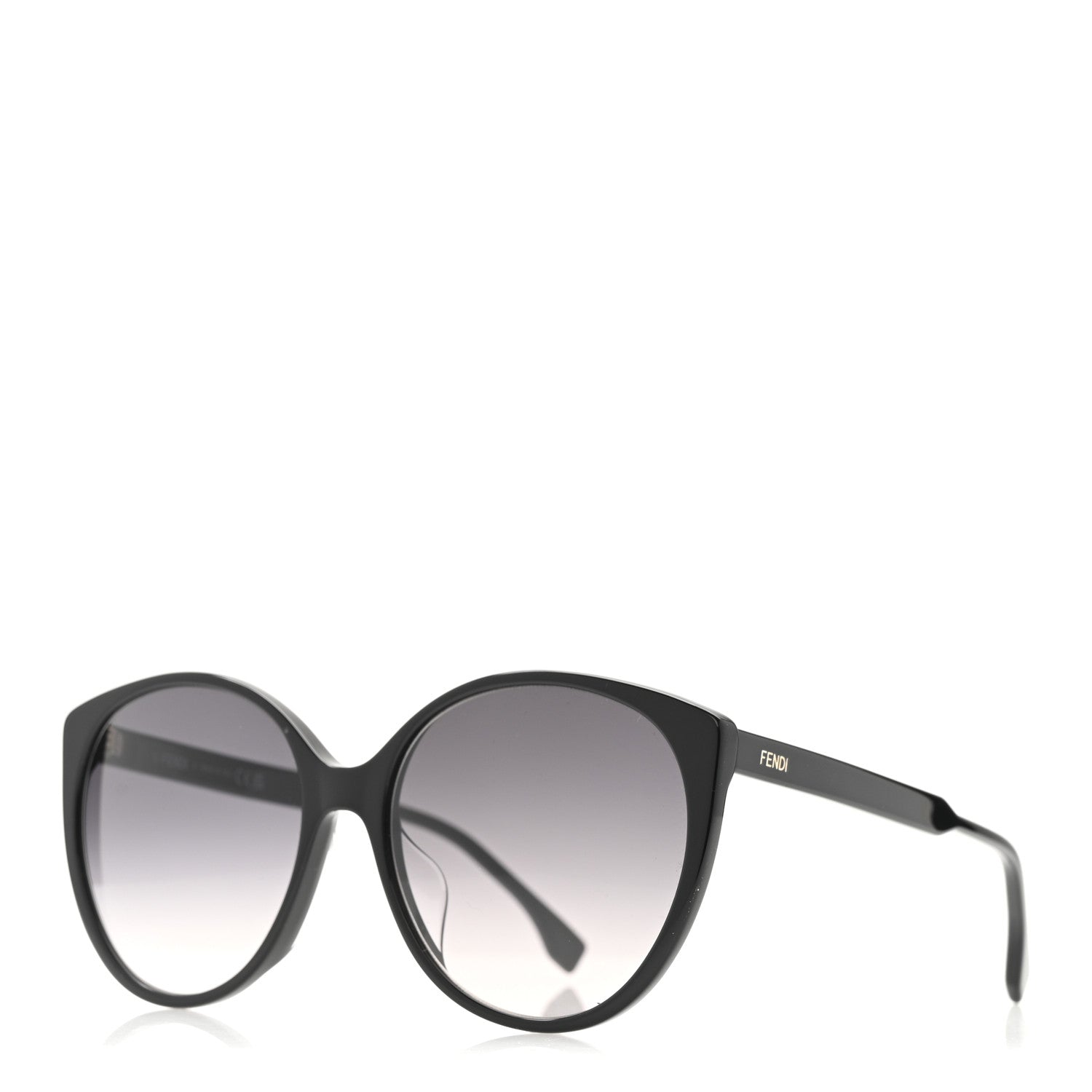 Fendi Cat-Eye Sunglasses — Black