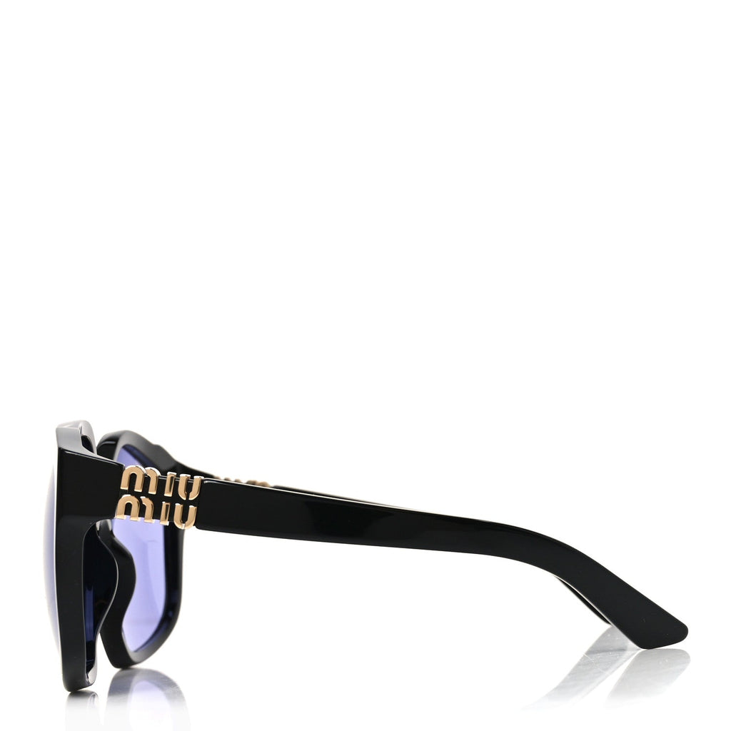 Miu Miu Square Sunglasses — Black