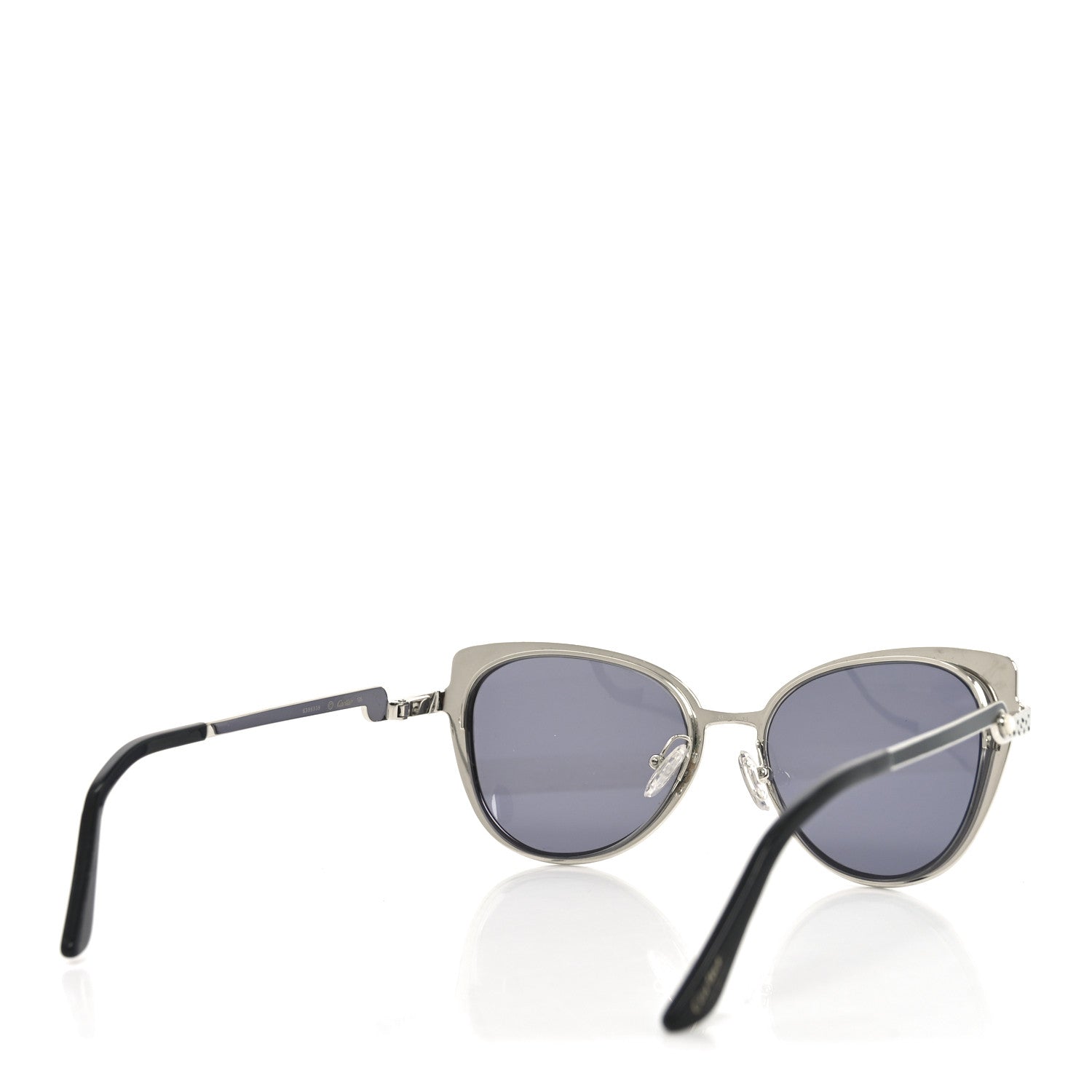 Cartier Cat-Eye Sunglasses — Silver