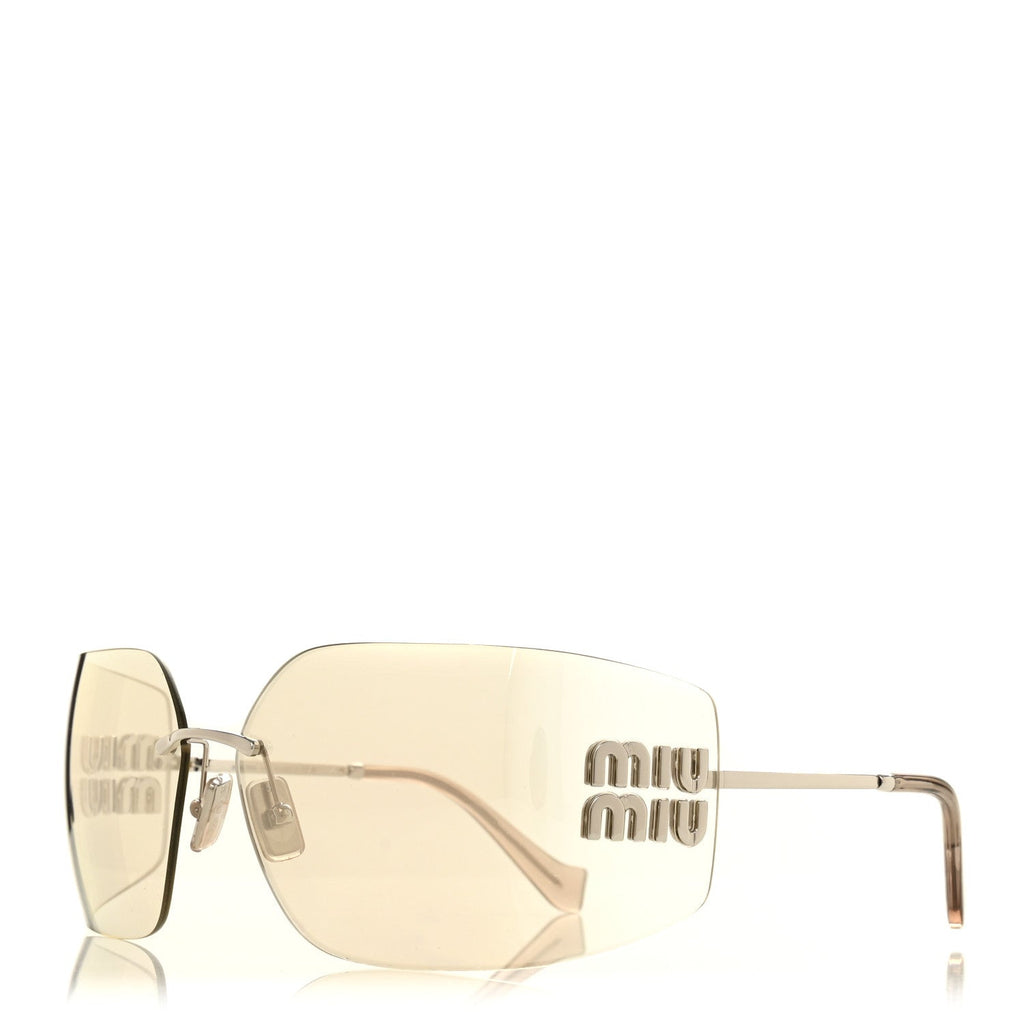 Miu Miu Square Sunglasses — Silver SMU54Y