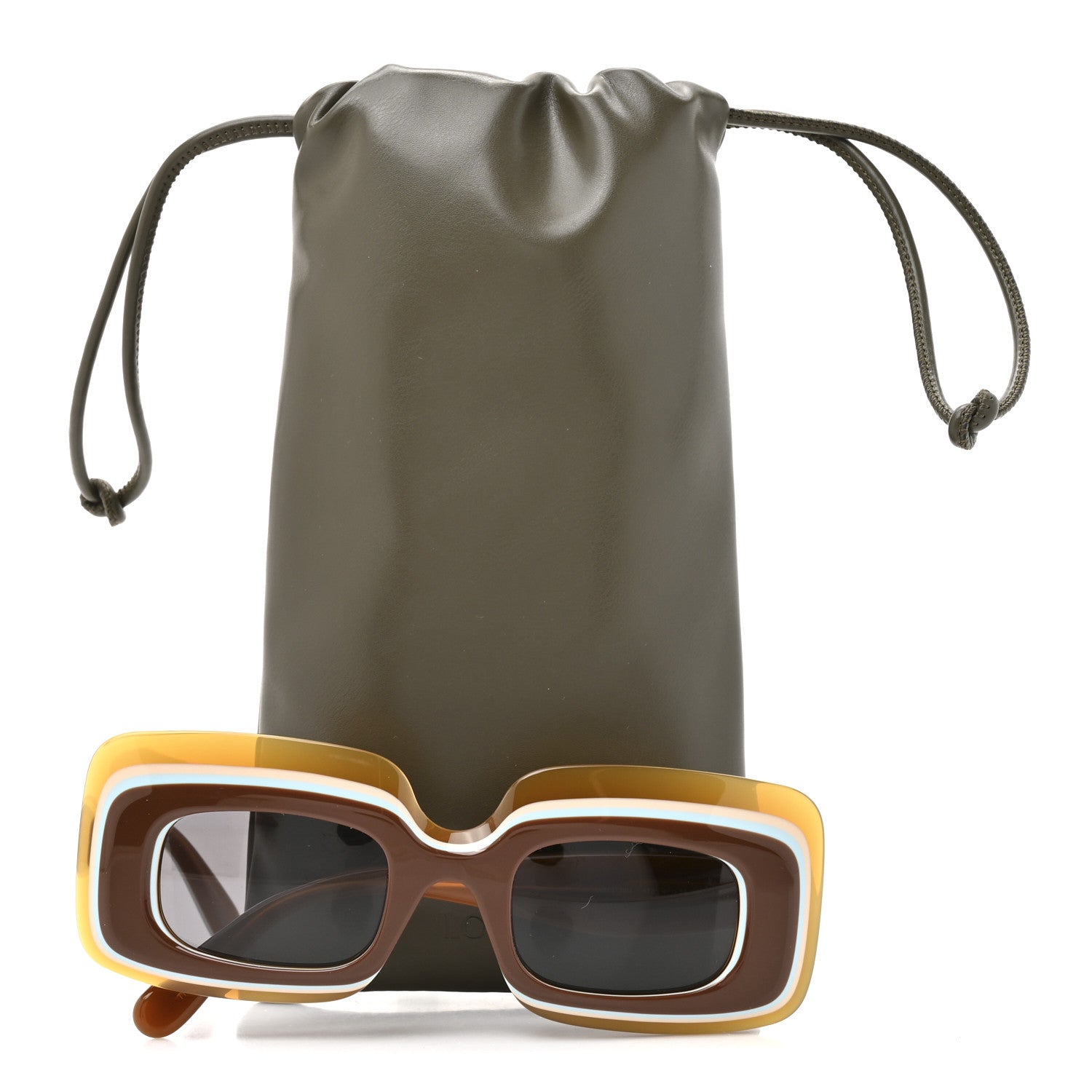 Loewe Square Sunglasses — Brown