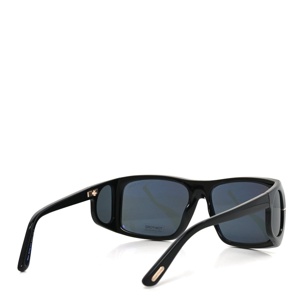Tom Ford Square Sunglasses — Black TF730