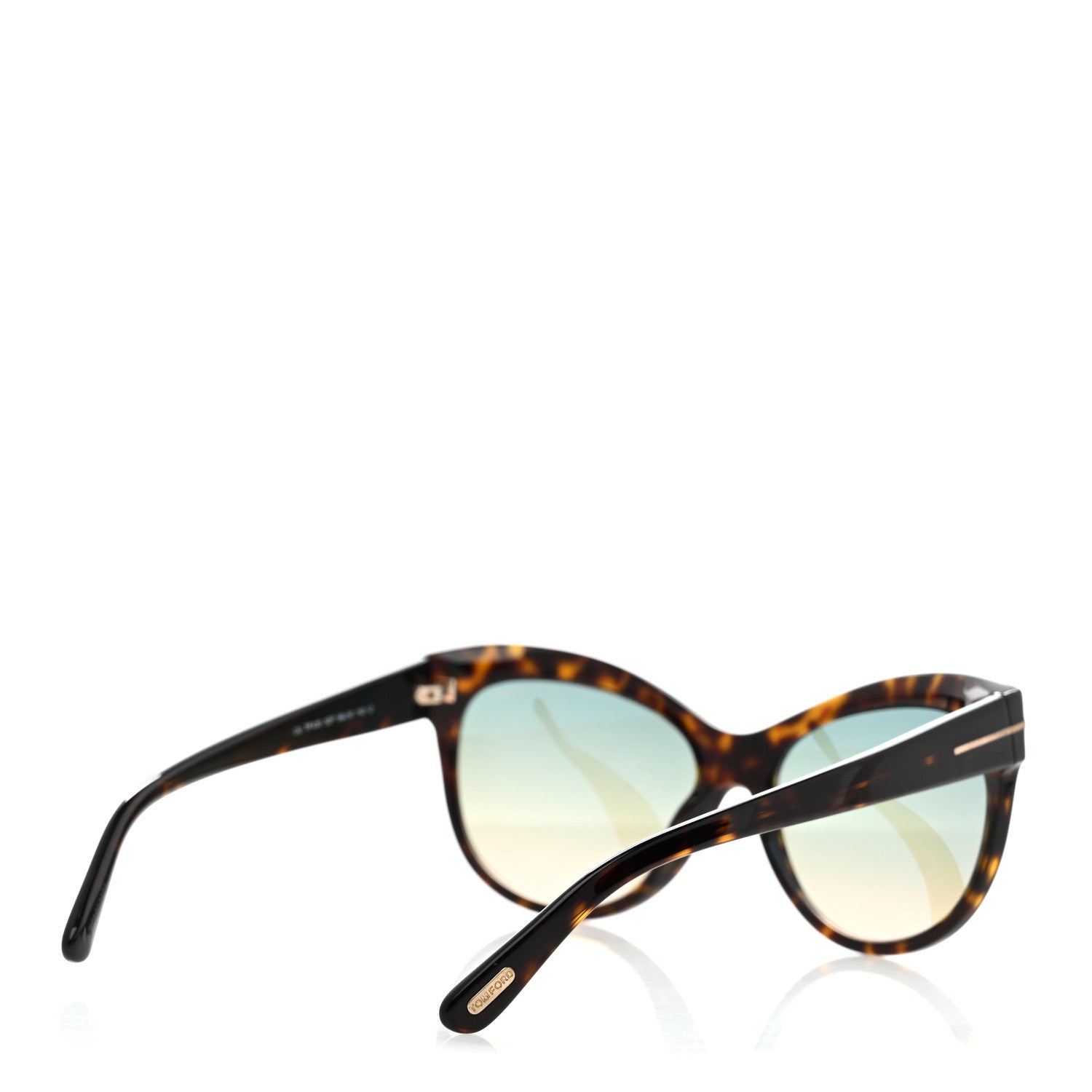 Tom Ford Cat-Eye Sunglasses — Tortoise TF430