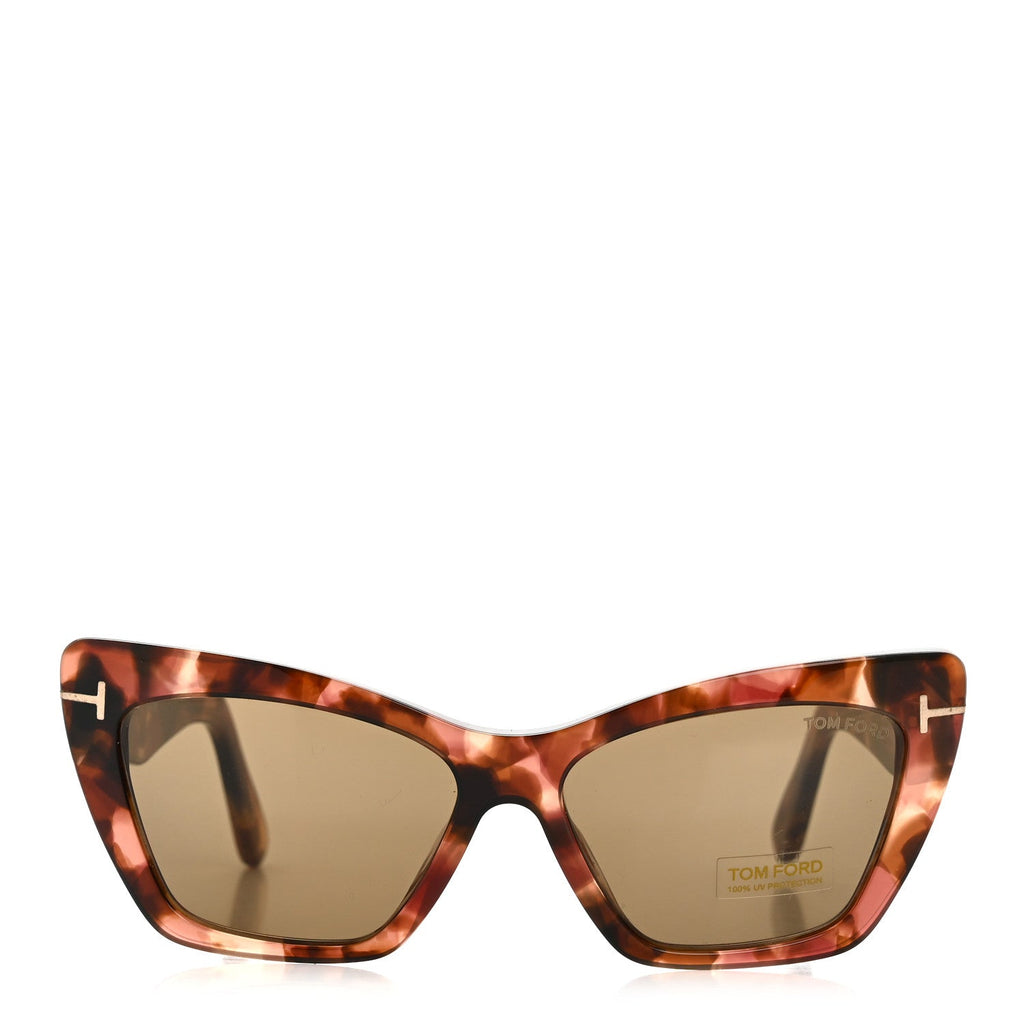 Tom Ford Cat-Eye Sunglasses — Havana TF871