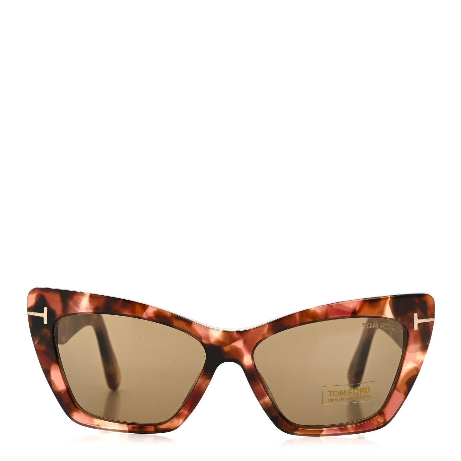 Tom Ford Cat-Eye Sunglasses — Havana TF871