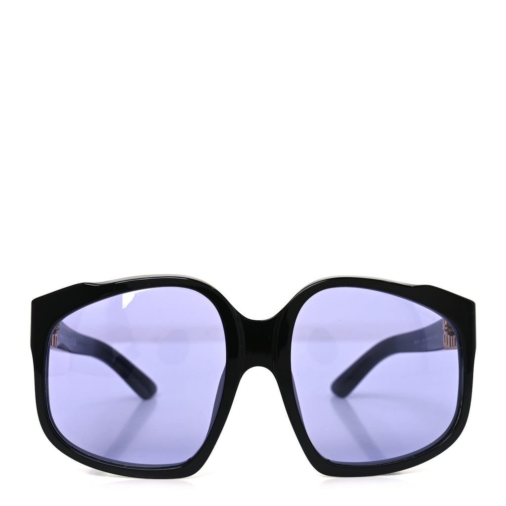 Miu Miu Square Sunglasses — Black