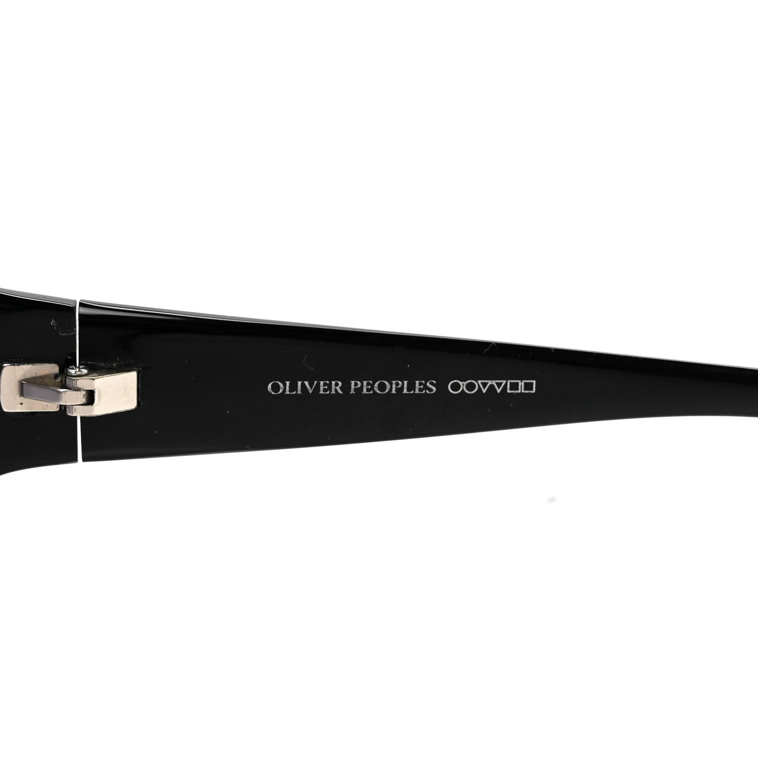 Oliver Peoples Square Sunglasses — Black
