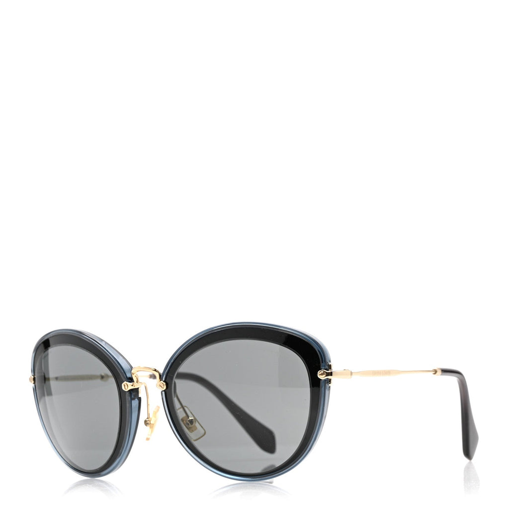Miu Miu Round Sunglasses — Gold SMU 50R
