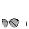 Miu Miu Round Sunglasses — Gold SMU 50R